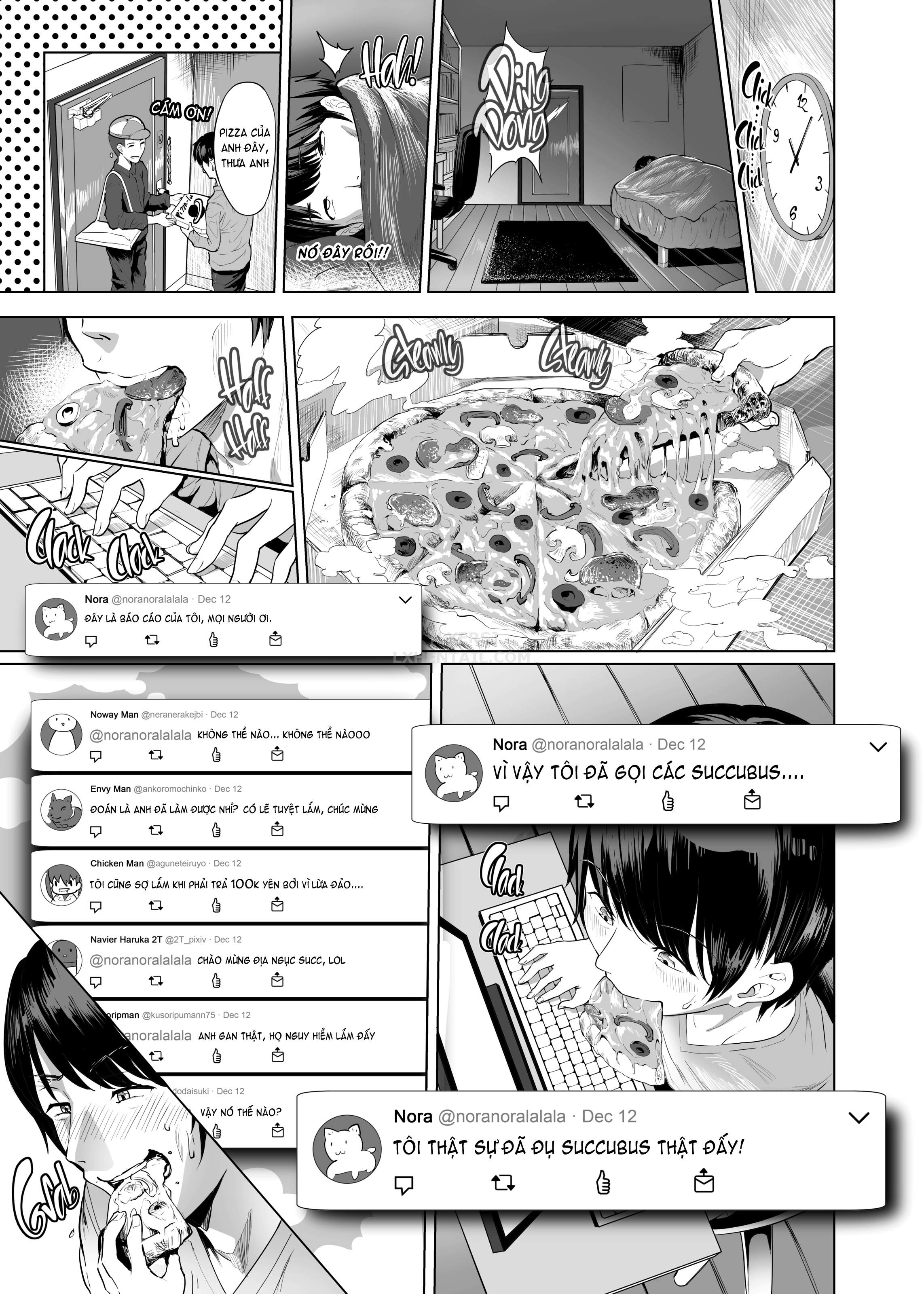 Đọc truyện hentai Succubus☆Delivery!! - Chap 1 - My Report on the Time I Called a Pair of Succubus Call Girls