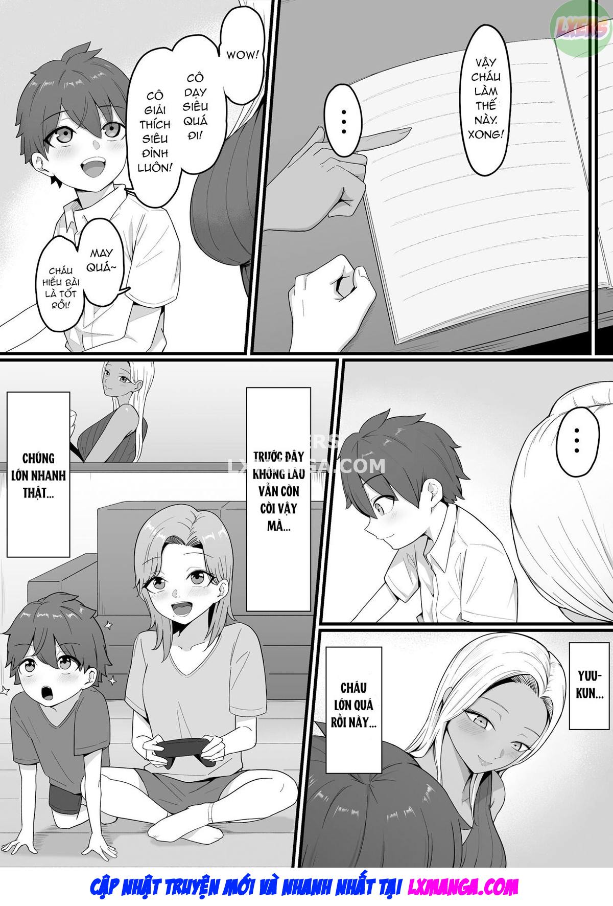Đọc truyện hentai Cô hàng xóm bị nứng khi thấy nhóc đit nhau - Oneshot
