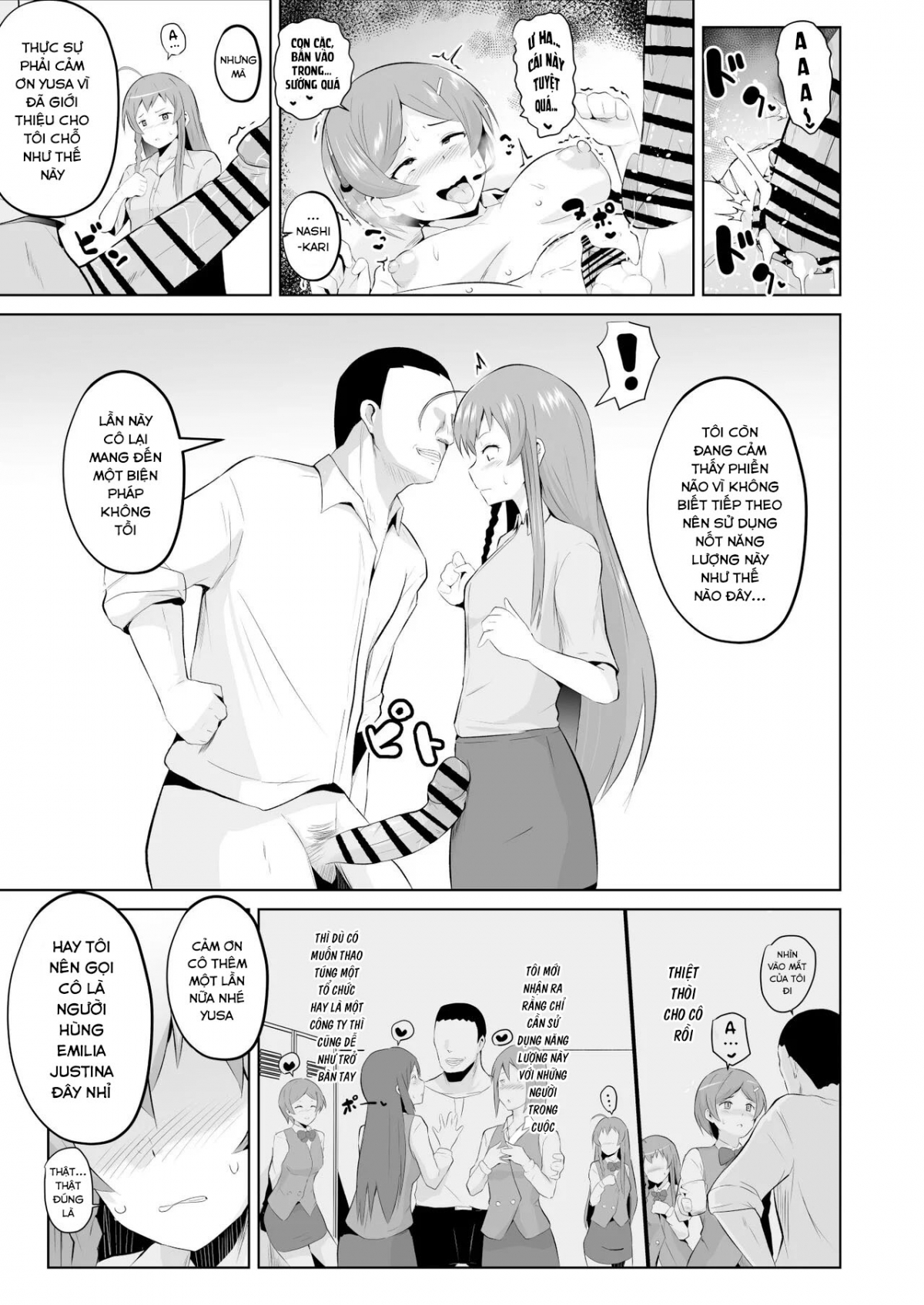 Đọc truyện hentai Làm tình với 3 em nữ sinh - Chap 2