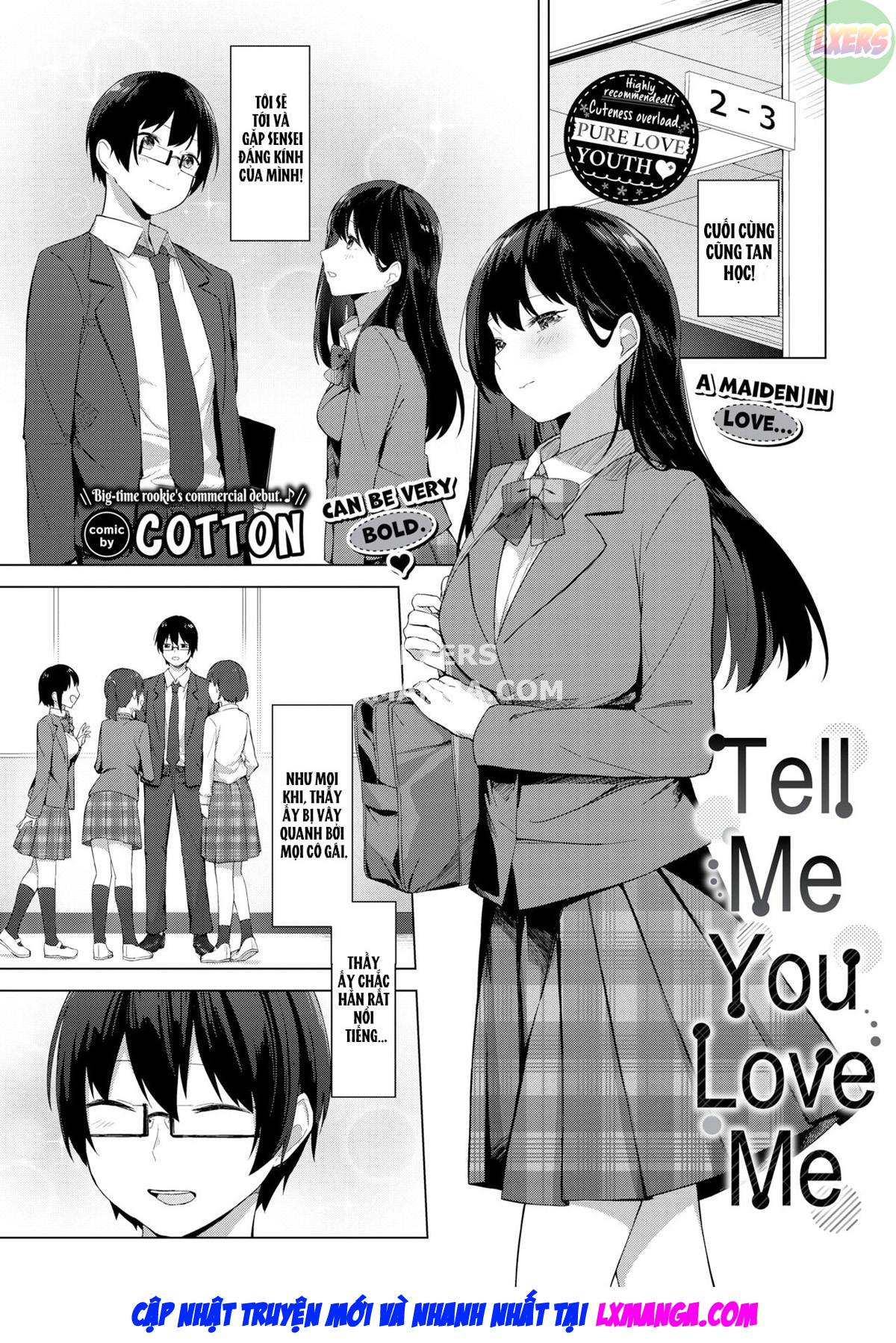 Đọc truyện hentai Người nói yêu em đi - Oneshot