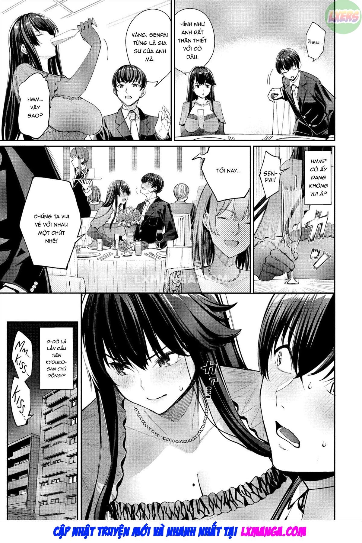 Đọc truyện hentai Ghen tị Kyoko-san - Oneshot