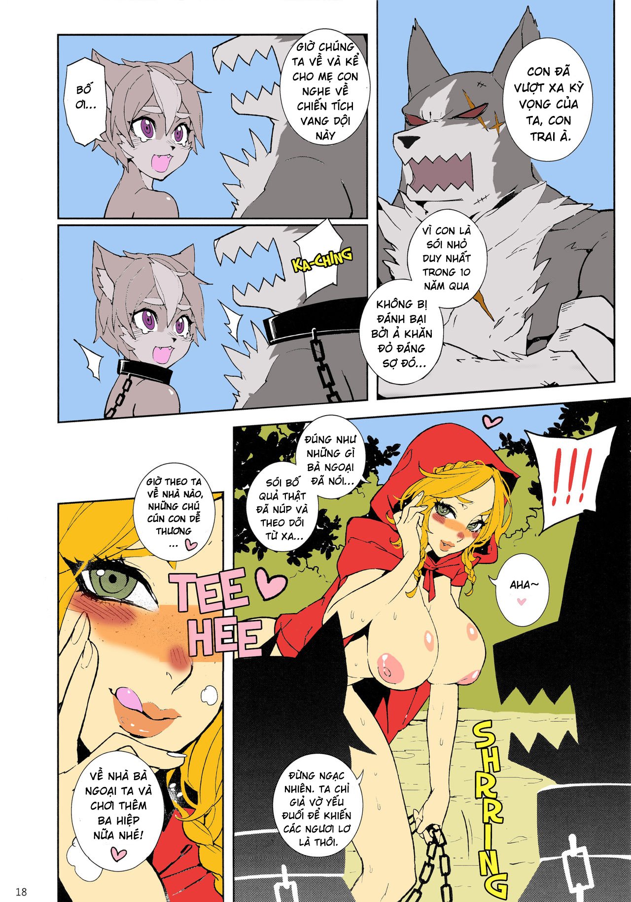 Đọc truyện hentai Cô bé quàng khăn đỏ-Chuyện cổ tích - Oneshot
