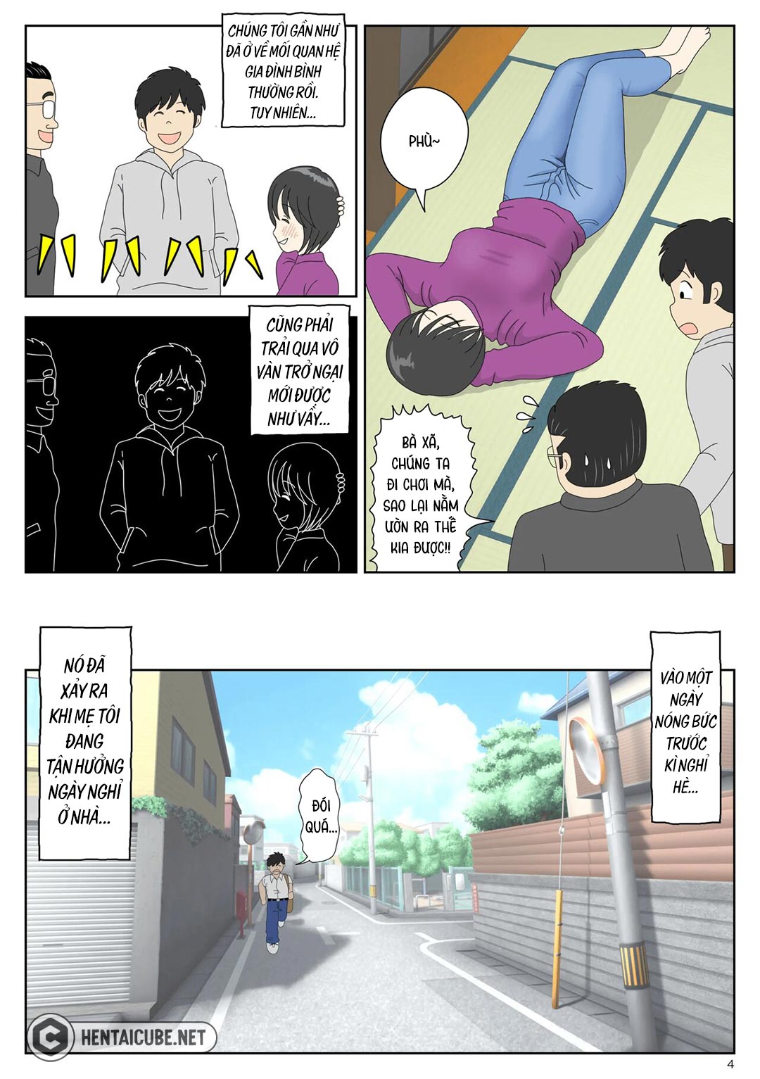 Đọc truyện hentai Bị mẹ phát hiện đang rình trộm thủ dâm - Chap 2 - Cha ở kế bên