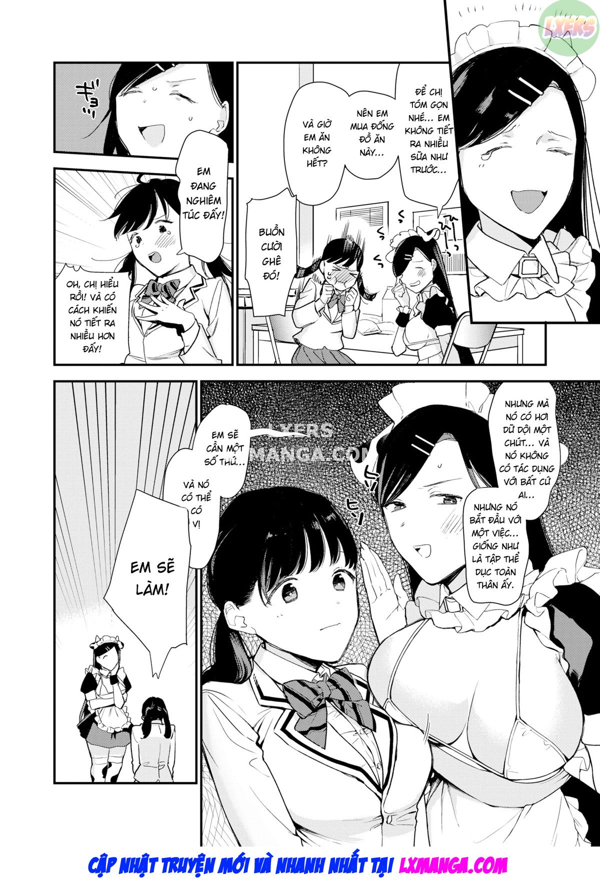 Đọc truyện hentai Cho anh xin thêm ít sữa - Oneshot