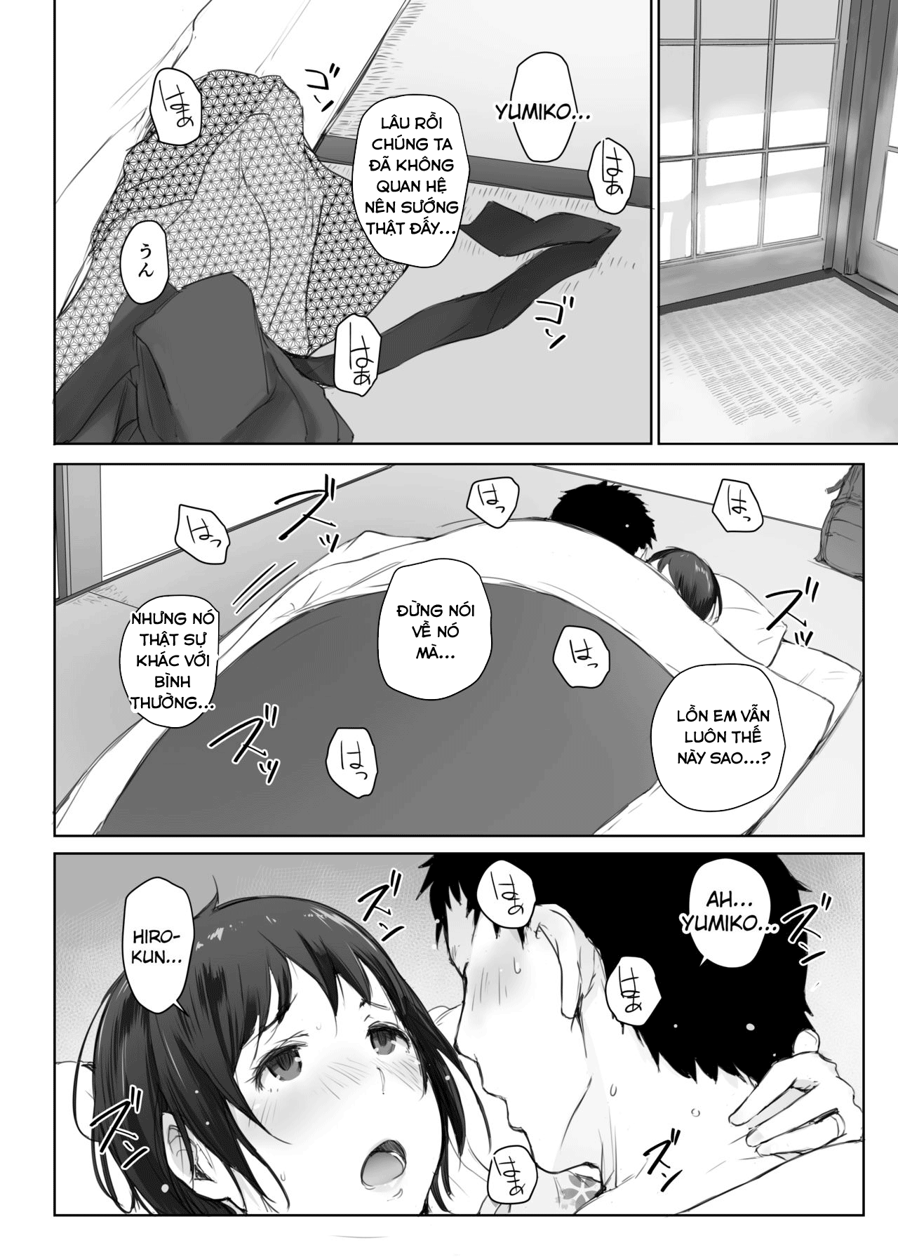 Đọc truyện hentai Hitozuma To NTR Chounai Ryokou -Futsukame- - Oneshot