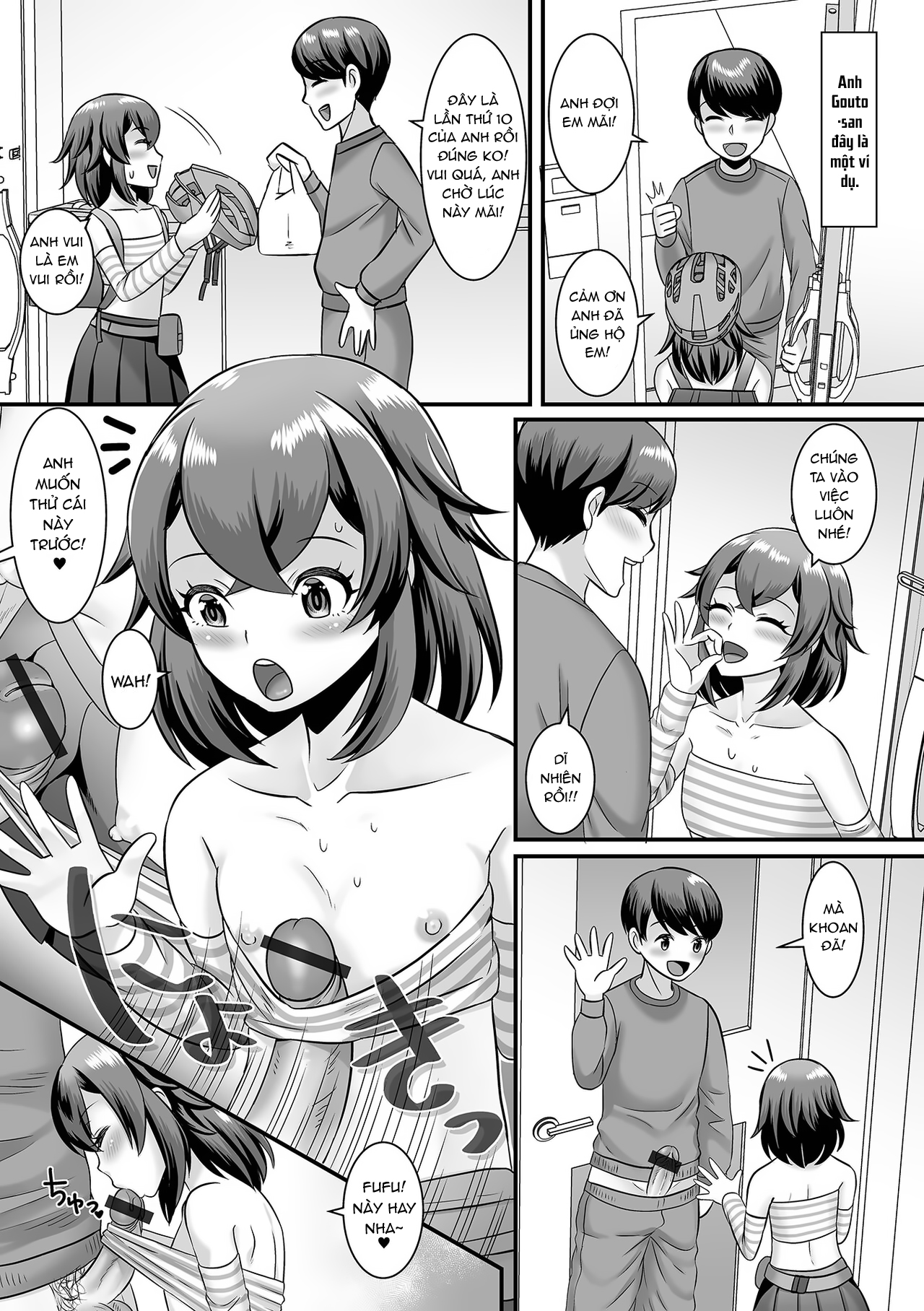 Đọc truyện hentai Dịch vụ chuyển phát nhanh Ri-kun - Oneshot
