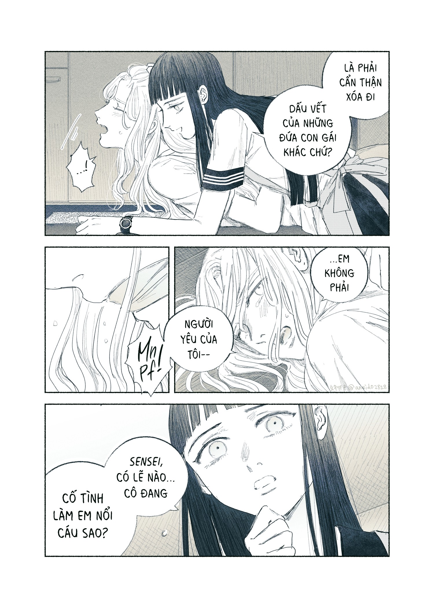 Đọc truyện hentai Chuyện về nữ giáo viên bị học sinh yandere nhấn chìm trong dục vọng - Tôi bị dằm trong tim
