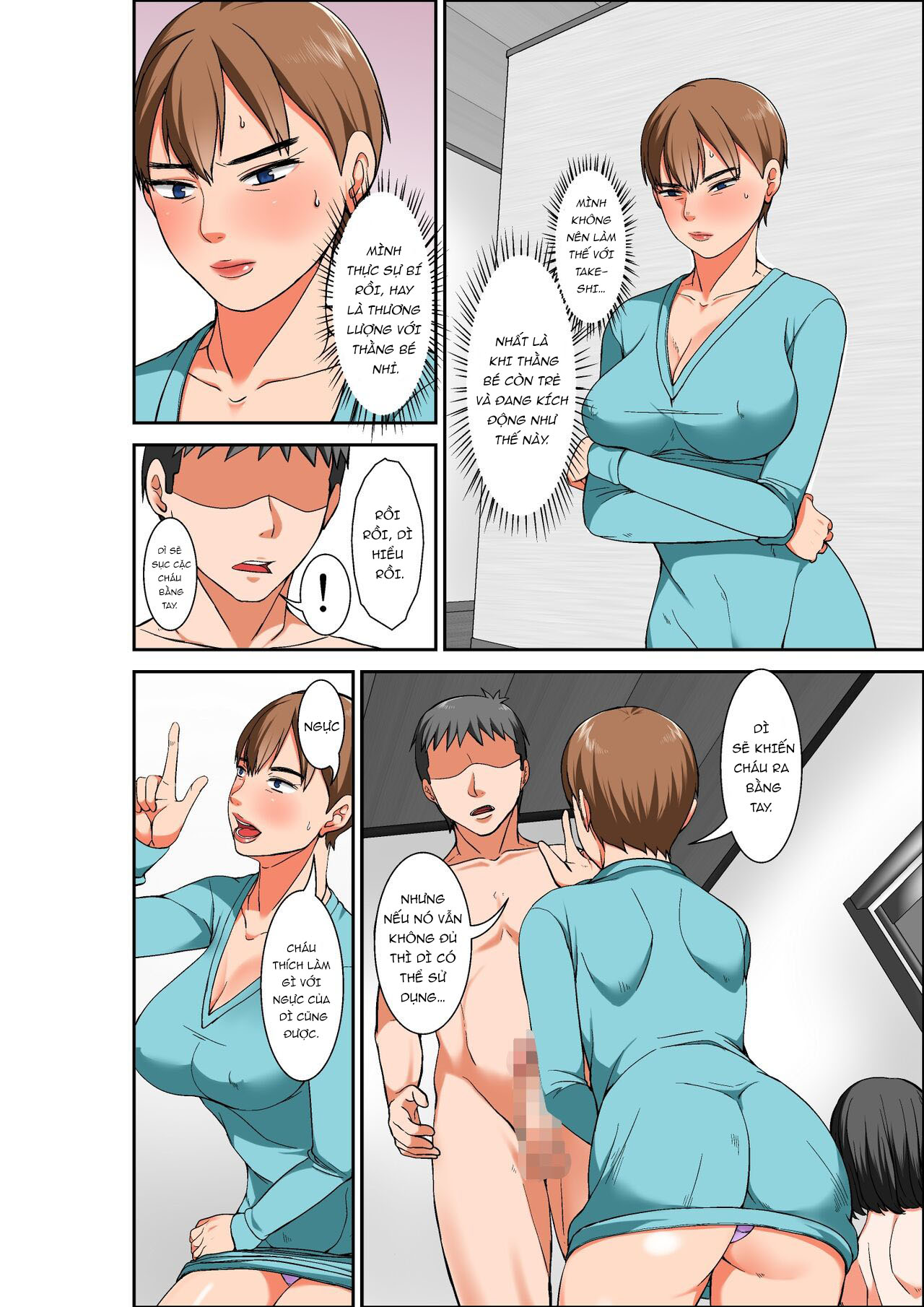 Đọc truyện hentai Tôi trả tiền để làm tình với mẹ, nhưng thay vào đó là bà dì siêu nhạy cảm. - Chap:1.1