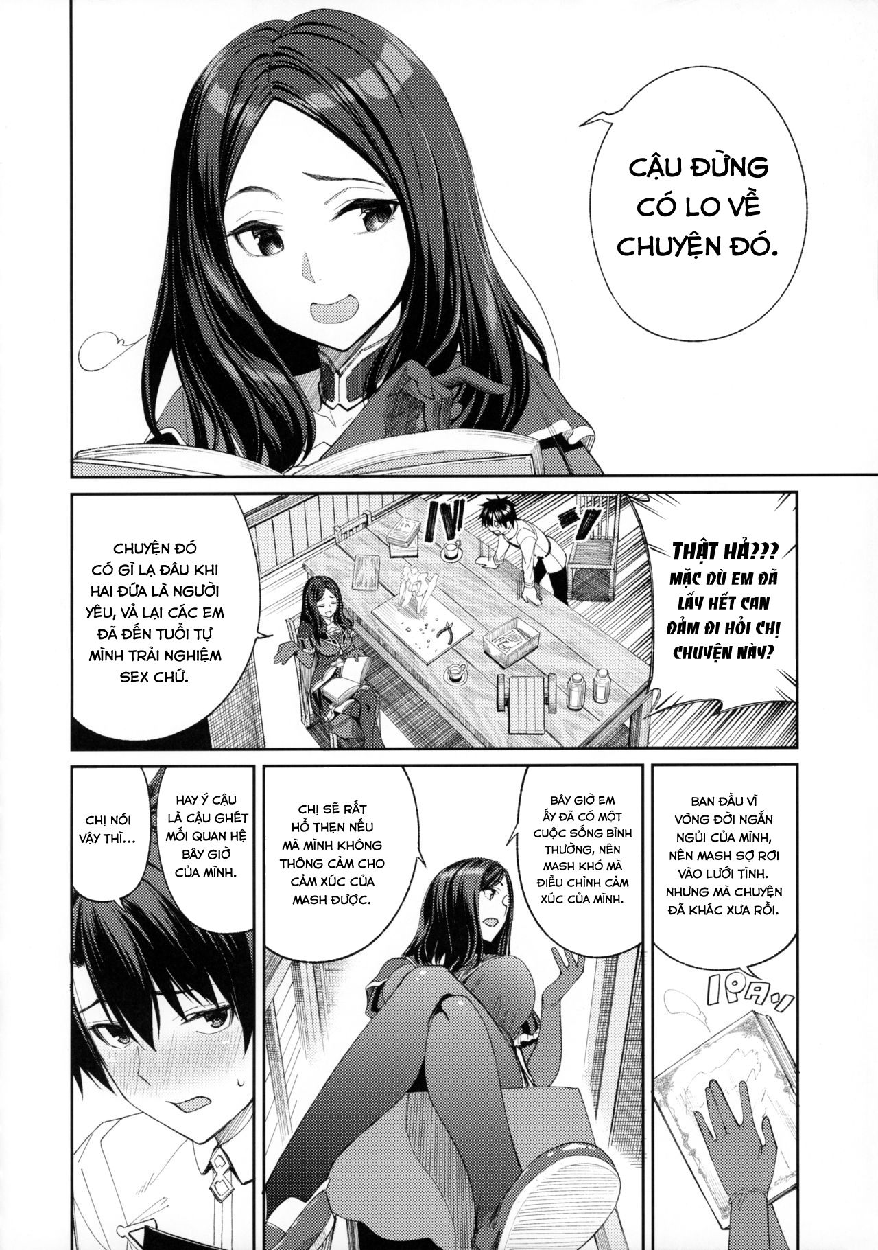 Đọc truyện hentai Mash ga Tonikaku Guigui Kuru Hon (Fate/Grand Order) - Oneshot