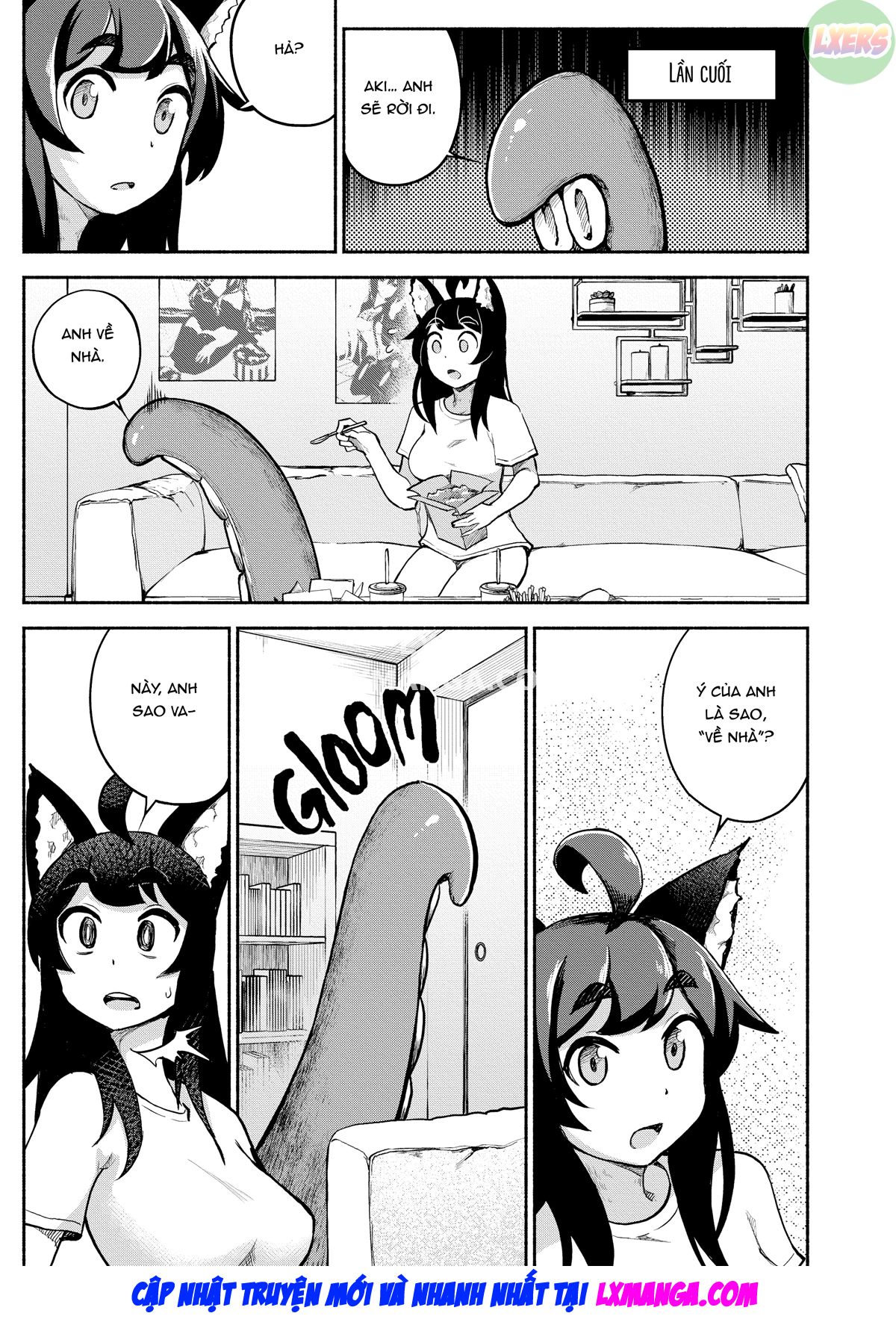 Đọc truyện hentai Người hầu của tôi là quái vật xúc tu - Chap 4 - [END]