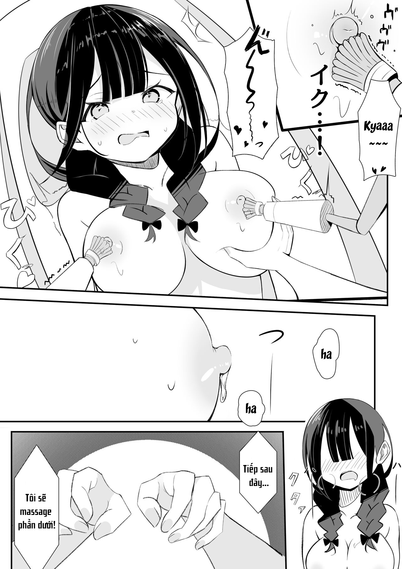 Đọc truyện hentai Cuốn sách mỏng với mái tóc đen và bím tóc - Nửa cuối