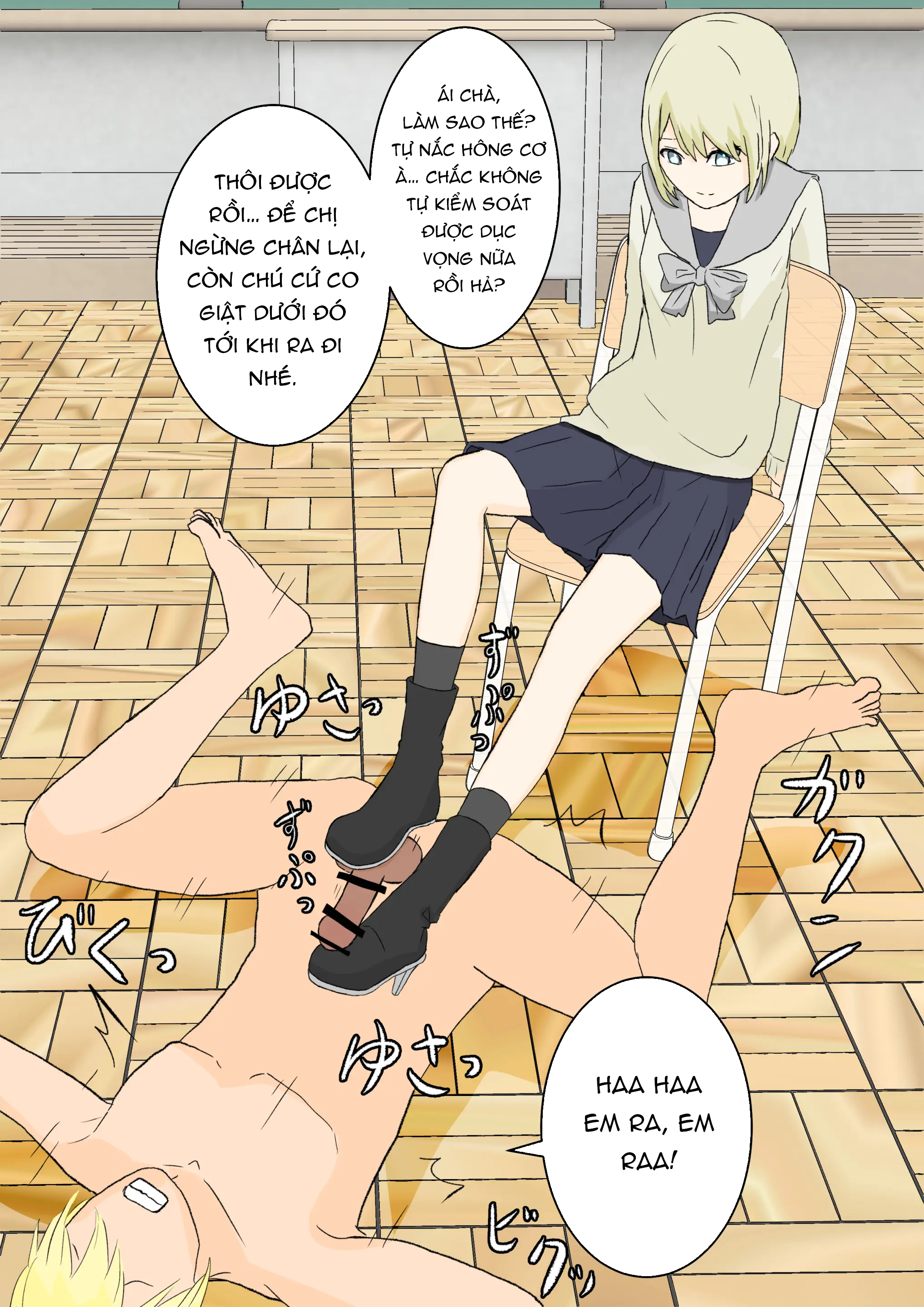 Đọc truyện hentai Hình phạt tra tấn chân của cán bộ kỷ luật - Oneshot