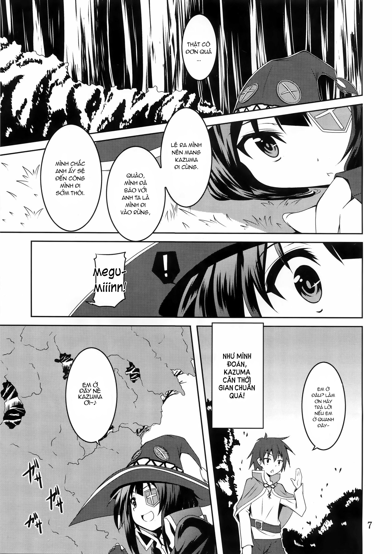 Đọc truyện hentai Megumin và quái vật xúc tu đáng sợ!!! - Oneshot