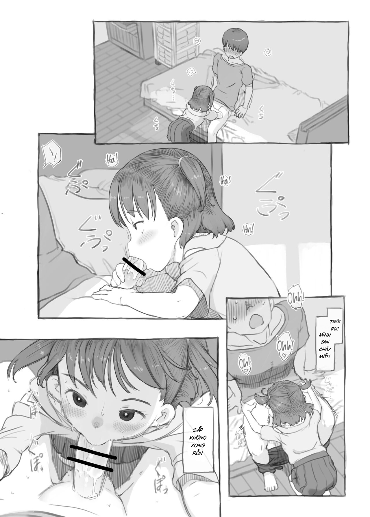 Đọc truyện hentai Fap cùng em gái - Chap 2.1