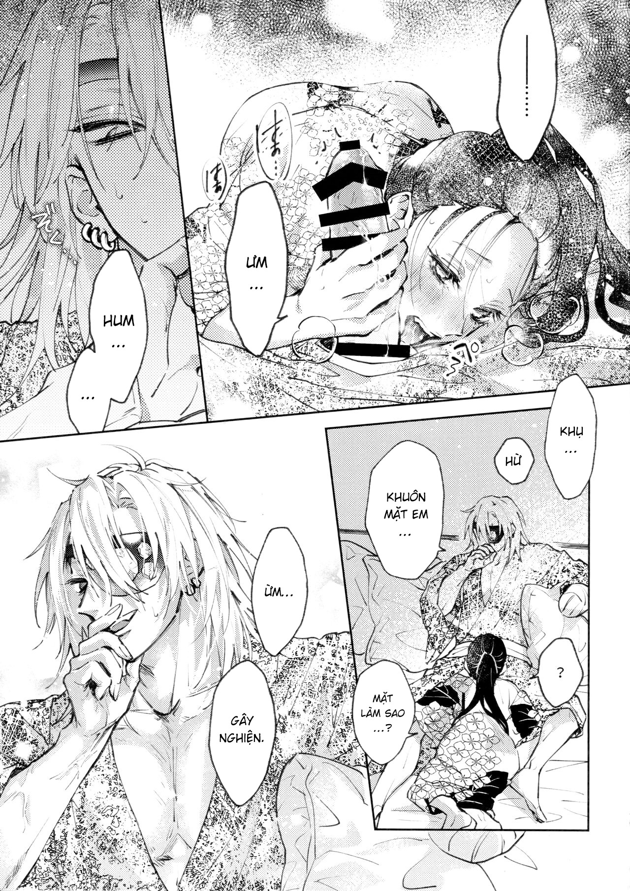 Đọc truyện hentai Uzui và 3 cô vợ - Oneshot