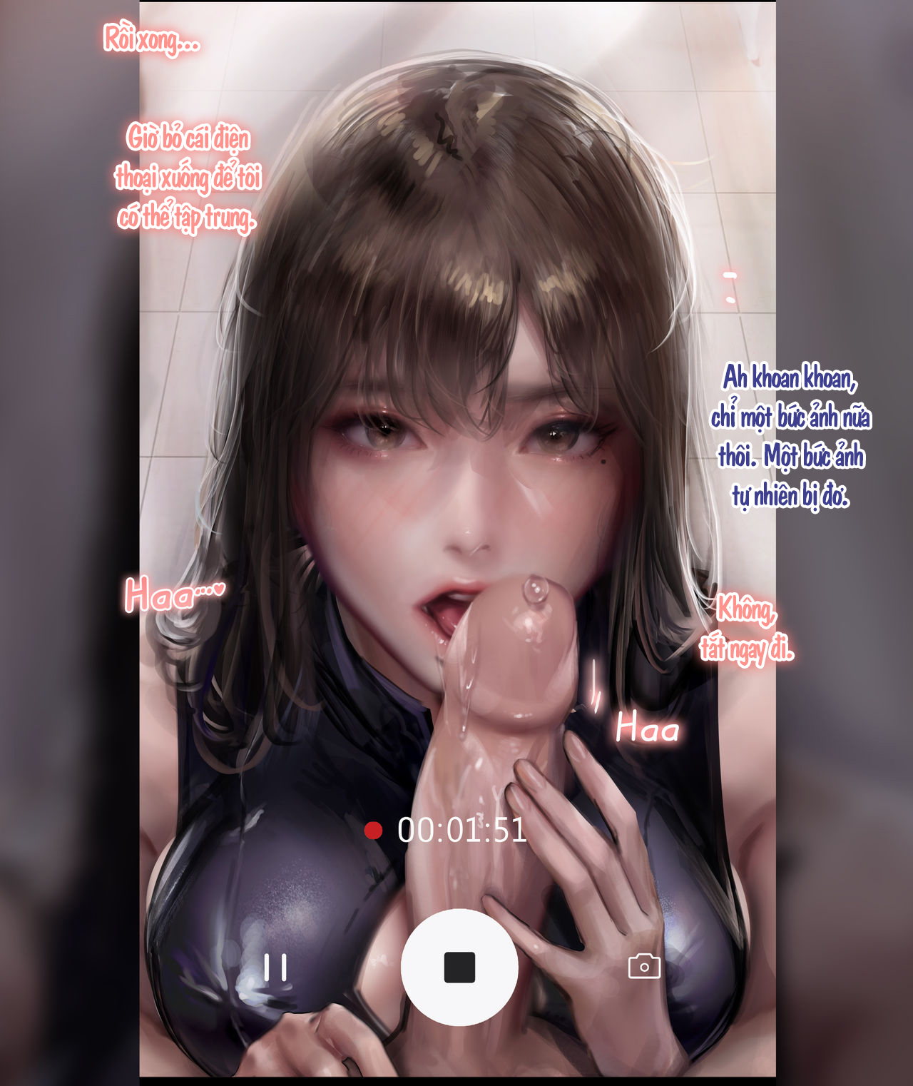 Đọc truyện hentai Turns out she is classmate - Chap 2: Chỉ xin bức ảnh thôi.