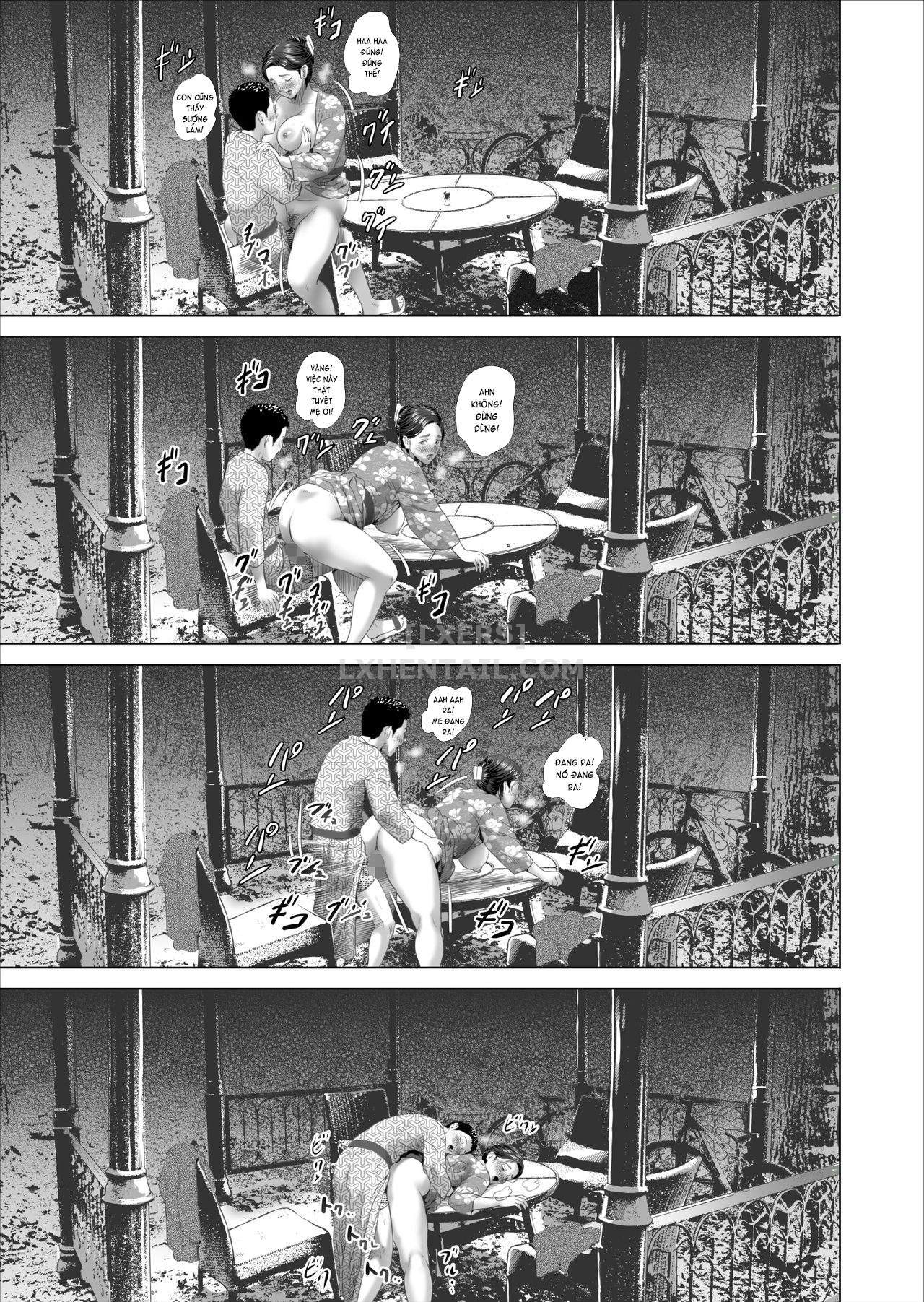 Đọc truyện hentai Kinjo Yuuwaku Musuko No Afureru Seiyoku O Nomihosu Haha Hen - Chap 3 - [END]