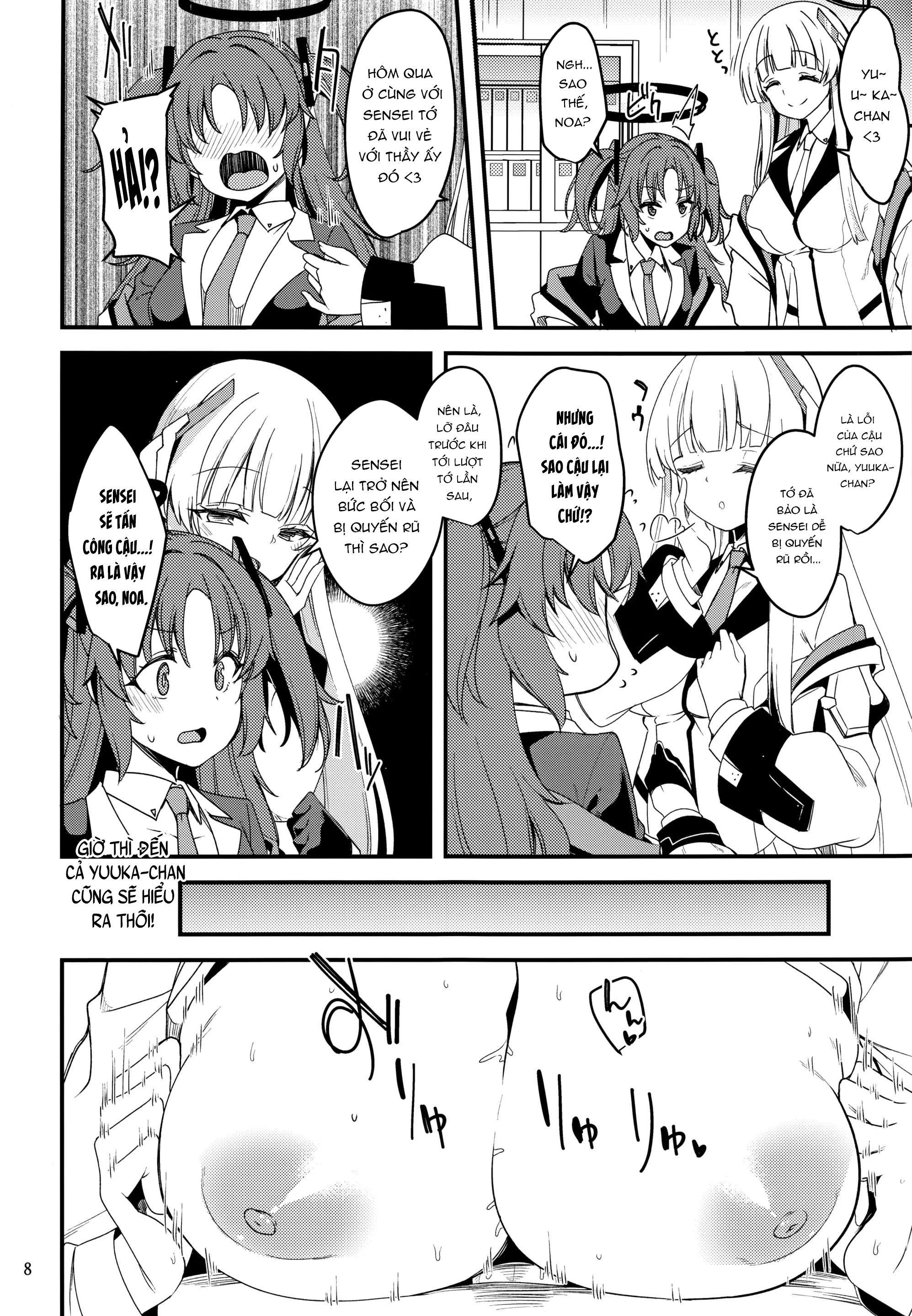 Đọc truyện hentai Sensei! Đừng nói chuyện này cho yuuka biết nhé! - Oneshot nứng