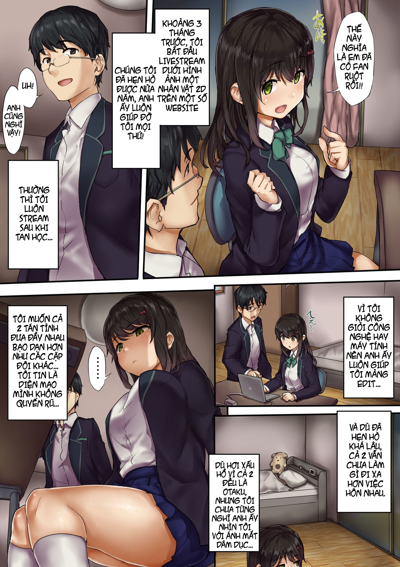Đọc truyện hentai Netorare During Live Streaming - Oneshot
