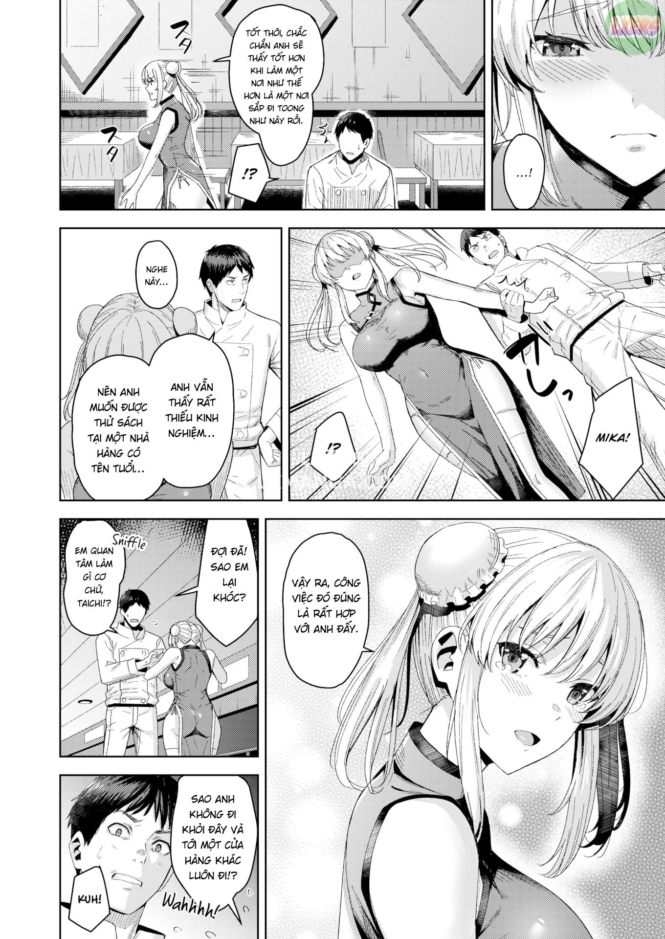 Đọc truyện hentai Con gái chủ quán và anh đầu bếp may mắn - Oneshot
