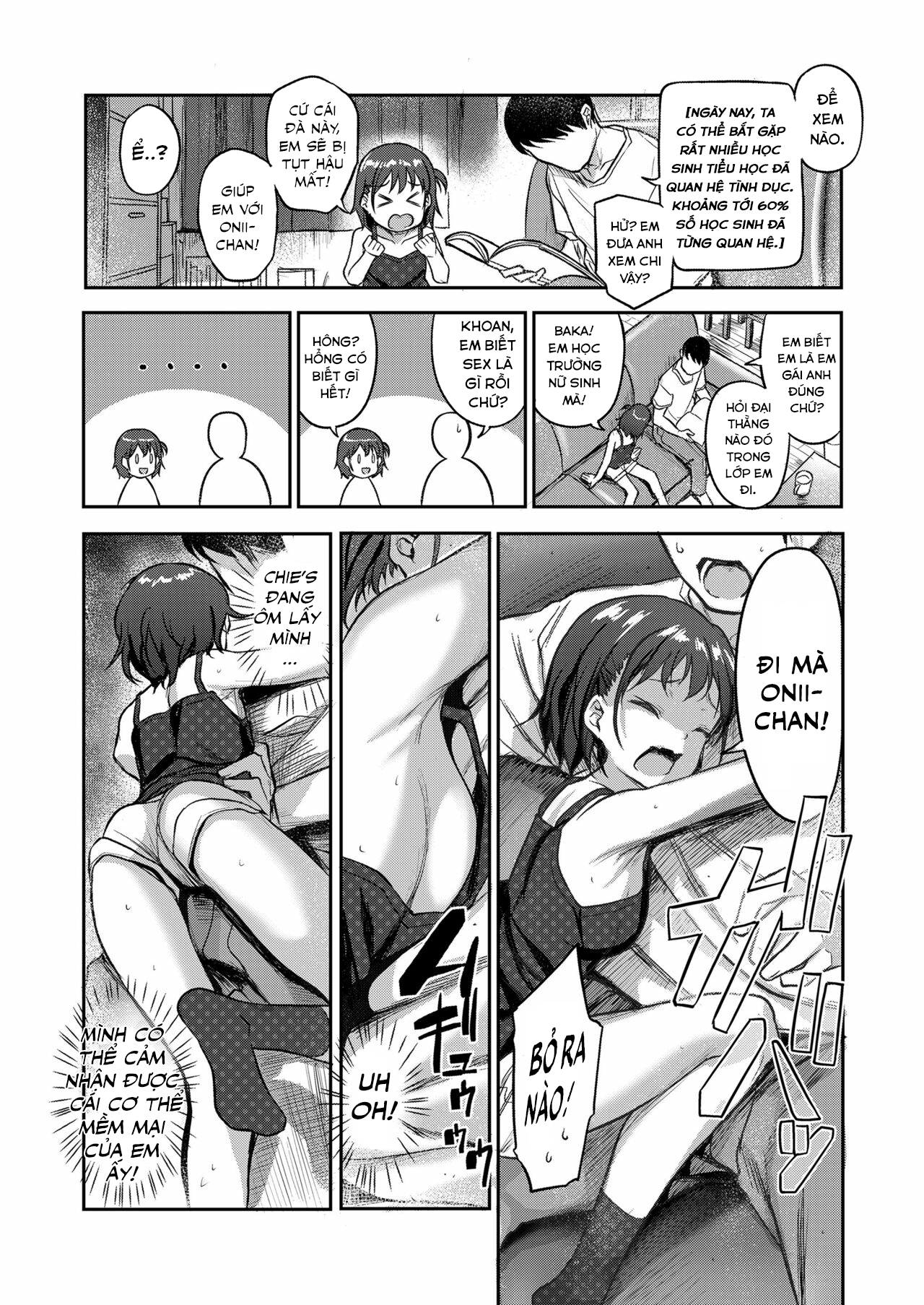 Đọc truyện hentai Em Tôi Tò Mò Chuyện Người Lớn - Oneshot