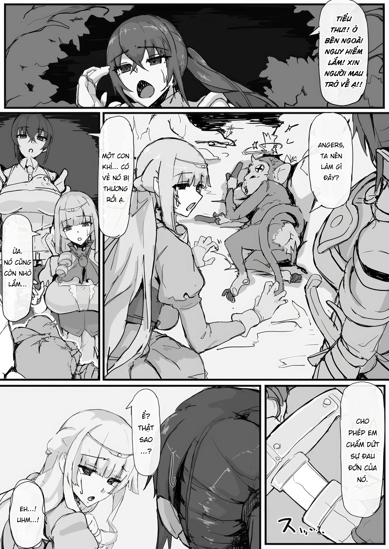 Đọc truyện hentai Tiểu thư và con khỉ may mắn. - Chap 1