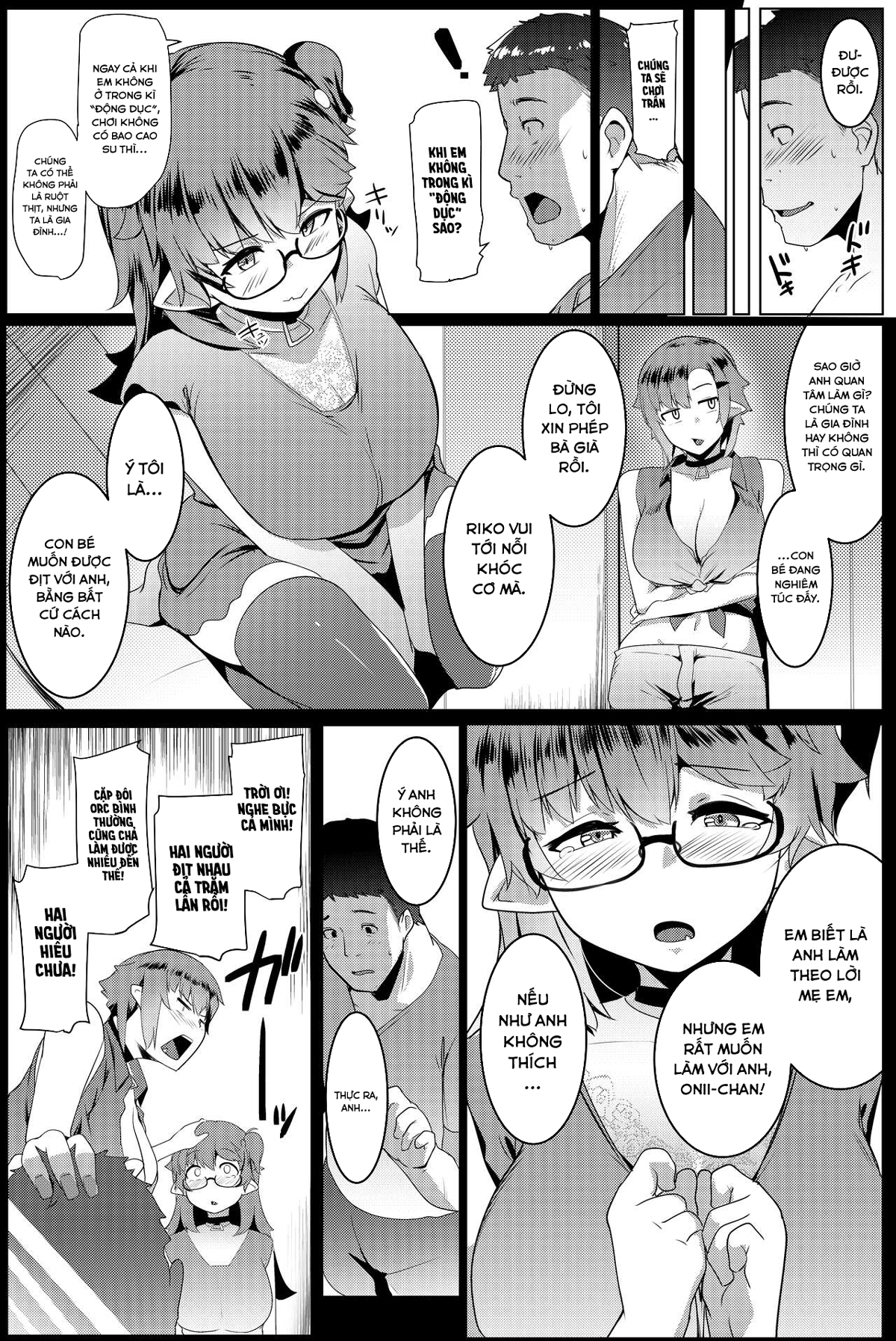 Đọc truyện hentai Em gái tôi là một bé Orc - Chap 5