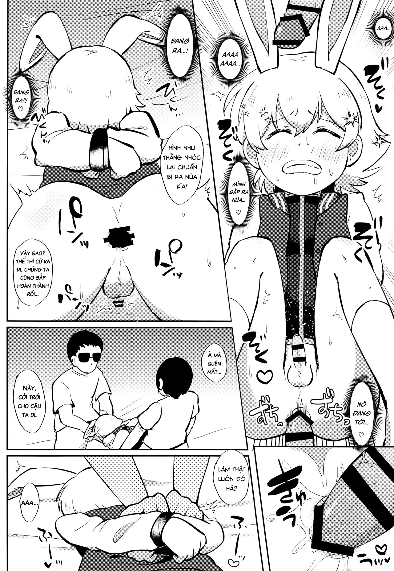 Đọc truyện hentai Cậu bé du hành người thỏ và ông chú Shotacon - Oneshot