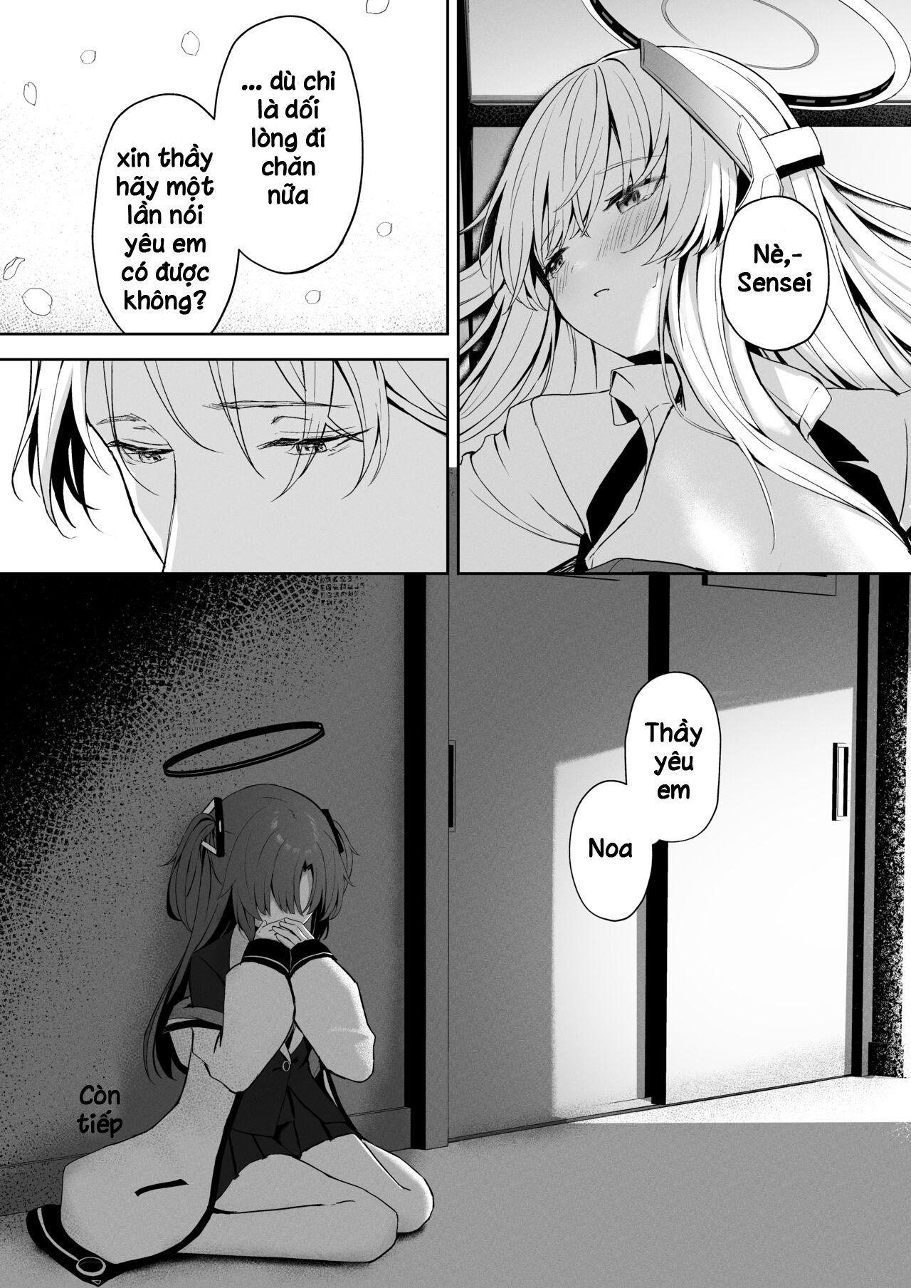 Đọc truyện hentai Noa nhận thấy Yuuka và Sensei ngày càng thân thiết - Oneshot