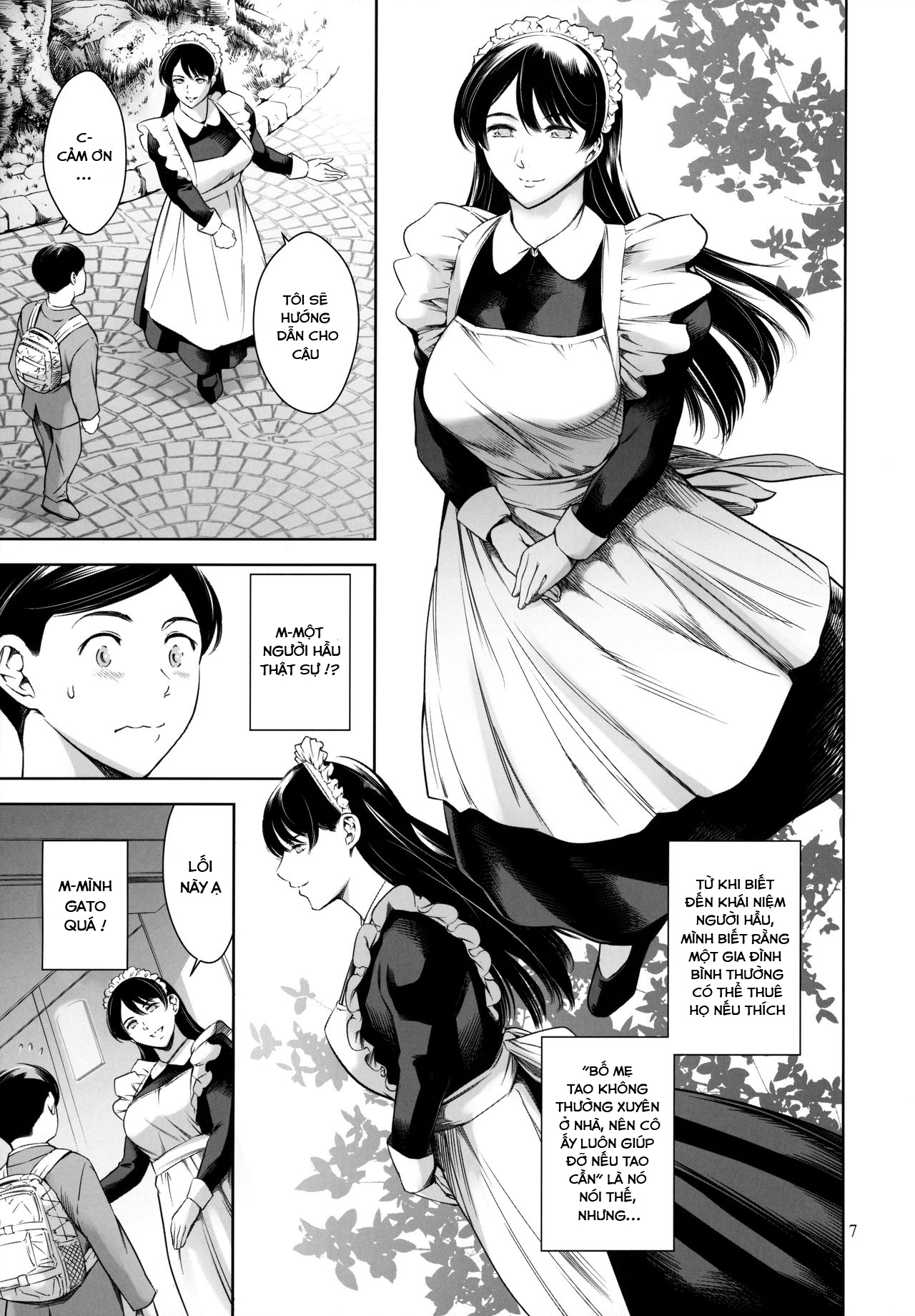 Đọc truyện hentai Uchi no Maid - Oneshot