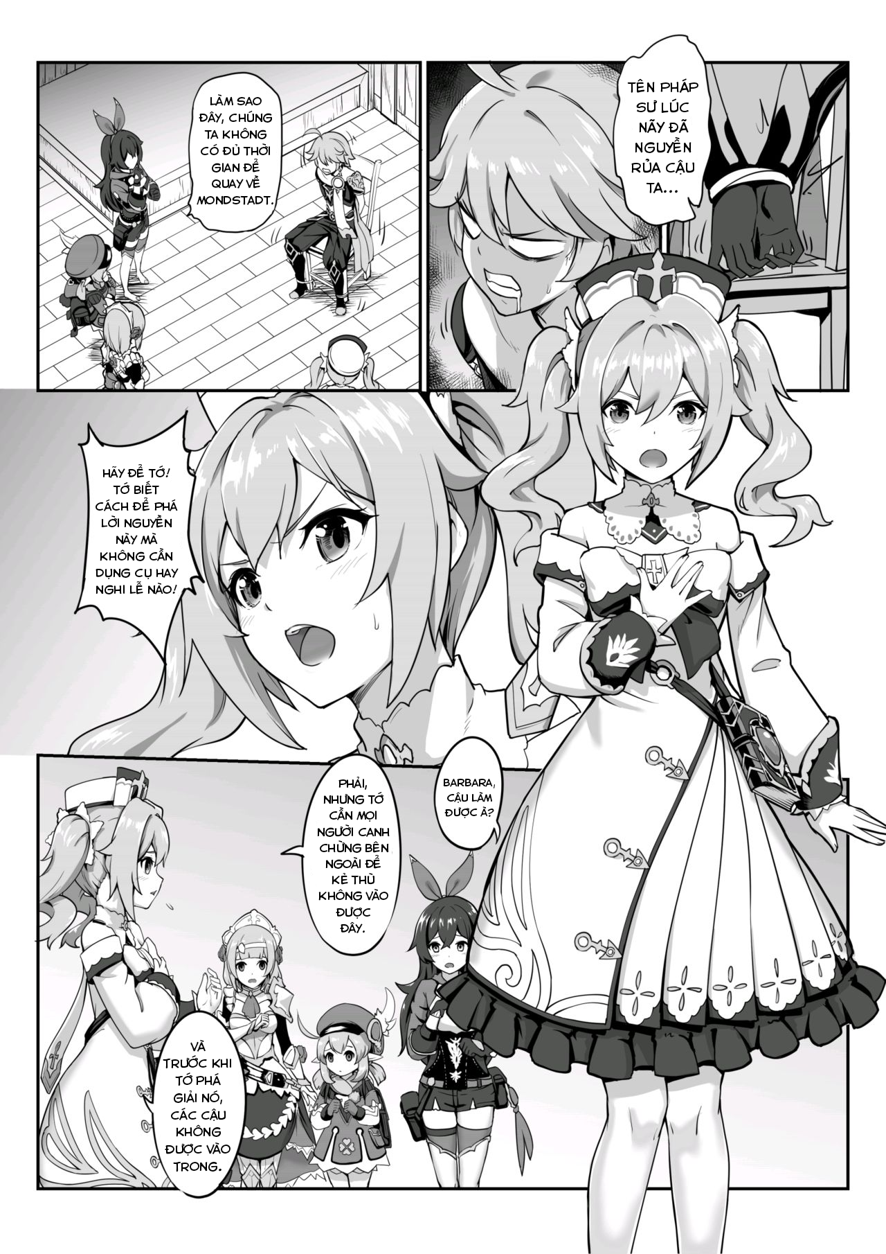 Đọc truyện hentai Barbara Star! Dush! (Genshin Impact) - ONESHOT