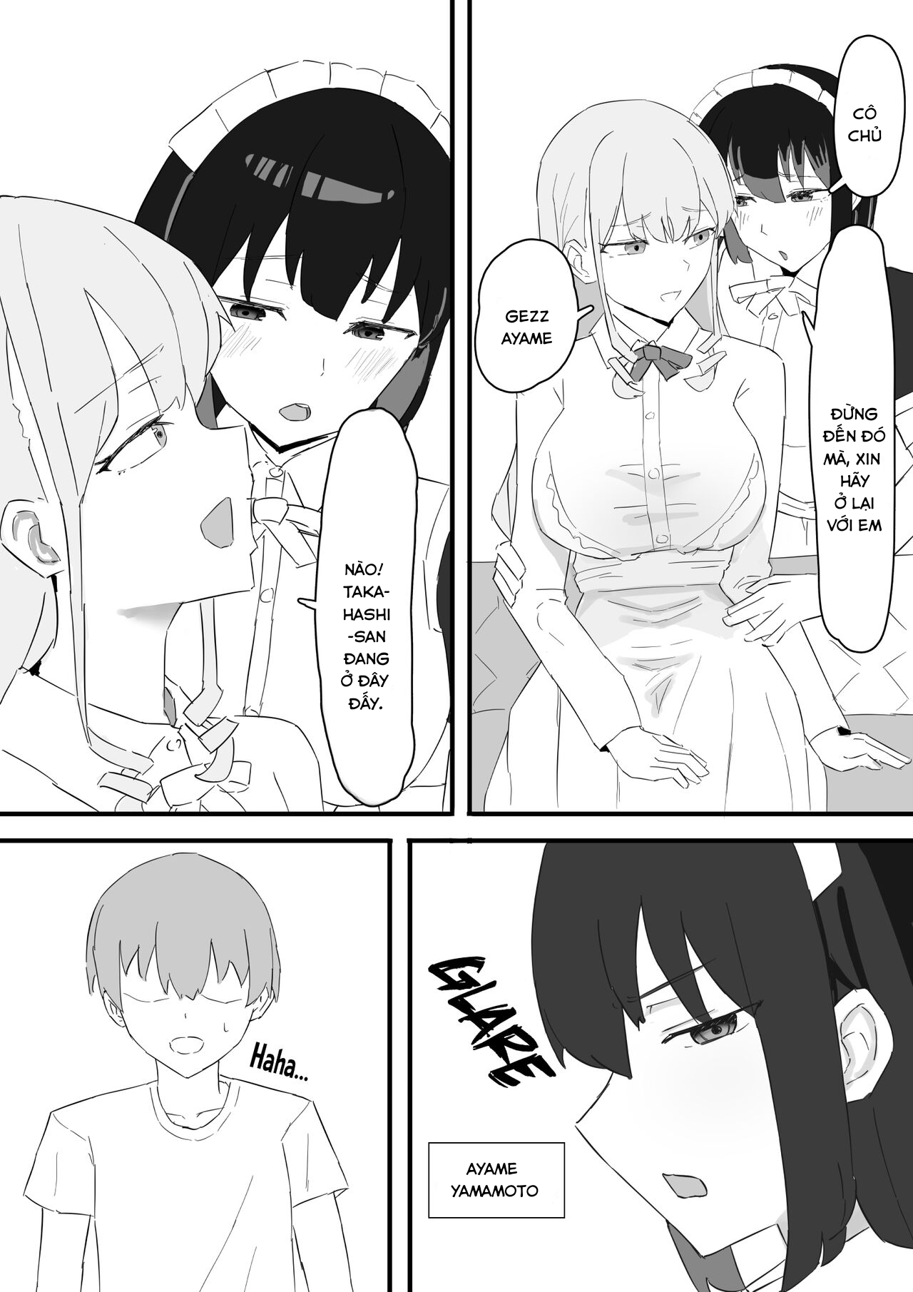 Đọc truyện hentai Câu chuyện về Oba-sama và vợ của ông bị vị hôn thê của họ bắt và quan hệ tình dục với nhau. - Oneshot