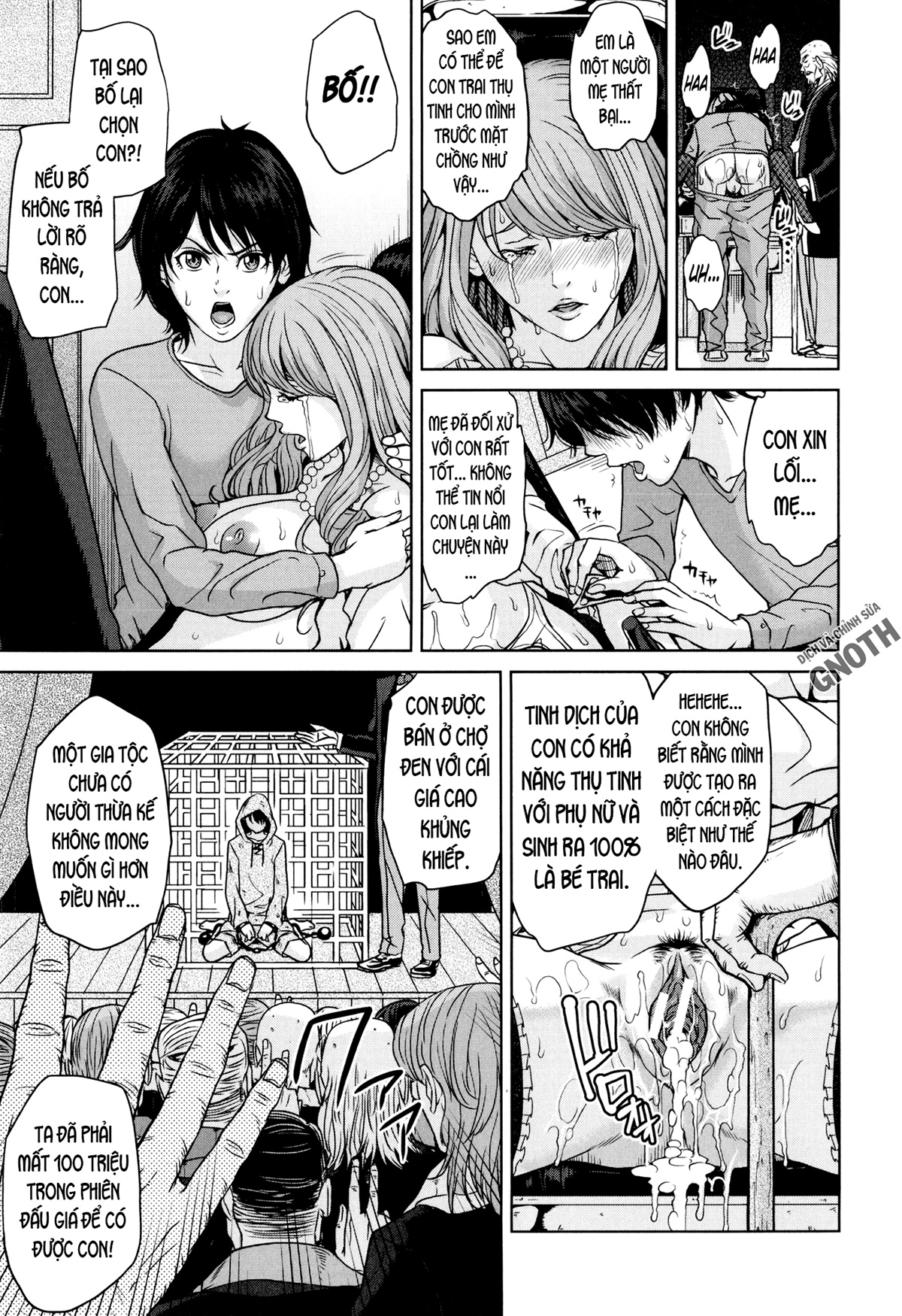 Đọc truyện hentai Quá trình sinh con của gia đình Amemiyakeno - Chap 1