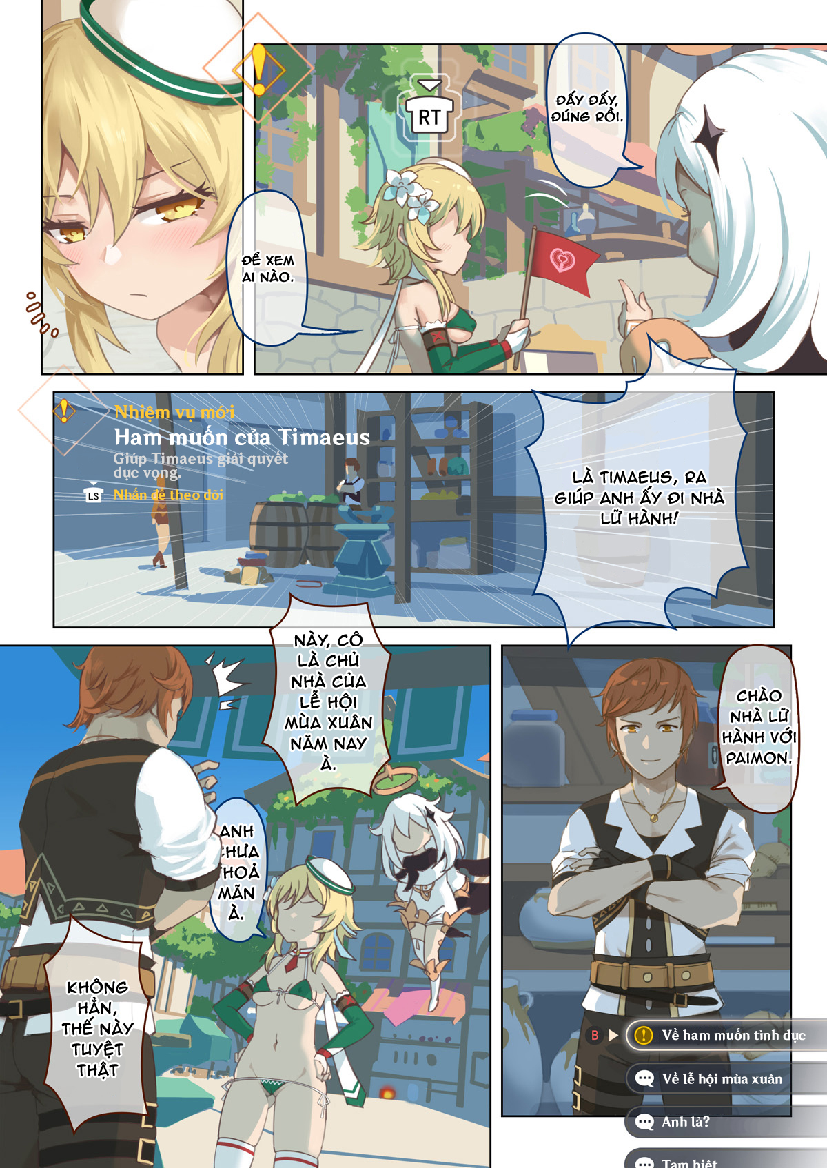 Đọc truyện hentai Lễ hội mùa xuân Mondstadt - Act 1