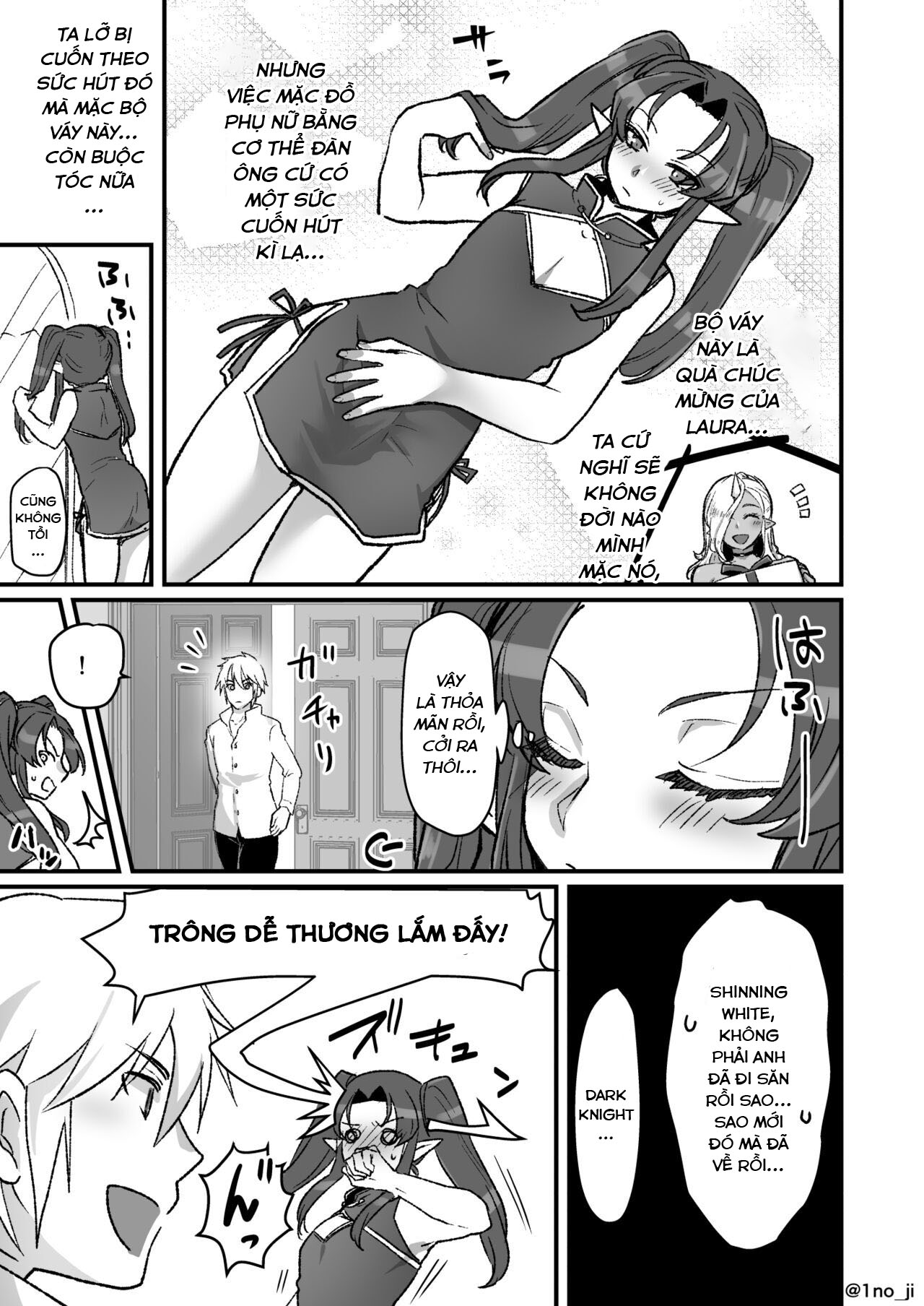 Đọc truyện hentai Câu chuyện về một cựu thủ lĩnh của quân đội Quỷ vương thua một anh hùng và bị biến thành nữ. - Oneshot