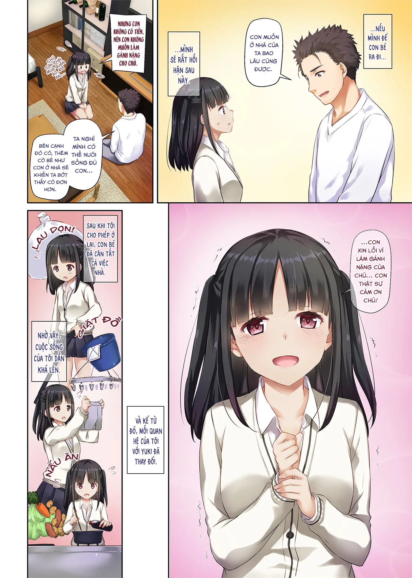 Đọc truyện hentai Ở Chung Với Gái Bỏ Nhà Đi Bụi - Chap 2
