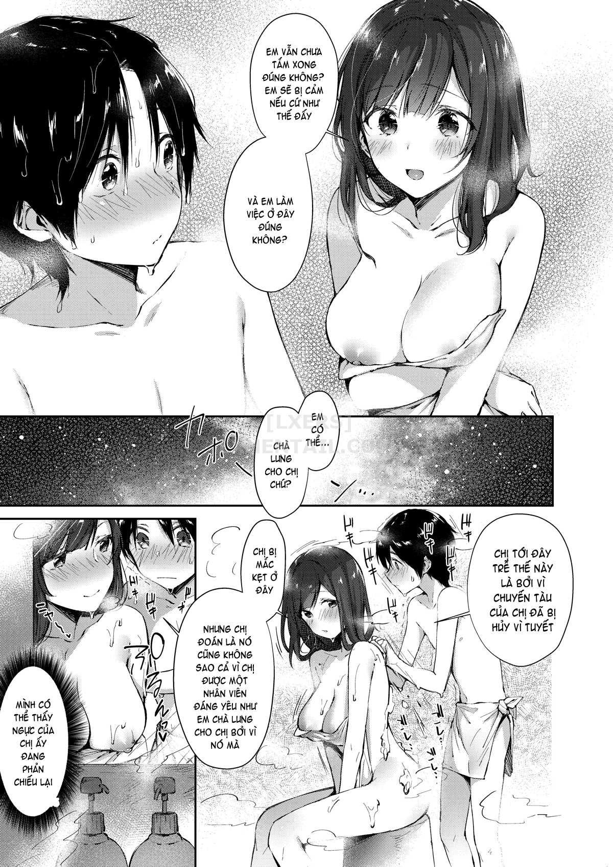 Đọc truyện hentai Natural Boobies Hot-Springs - Oneshot