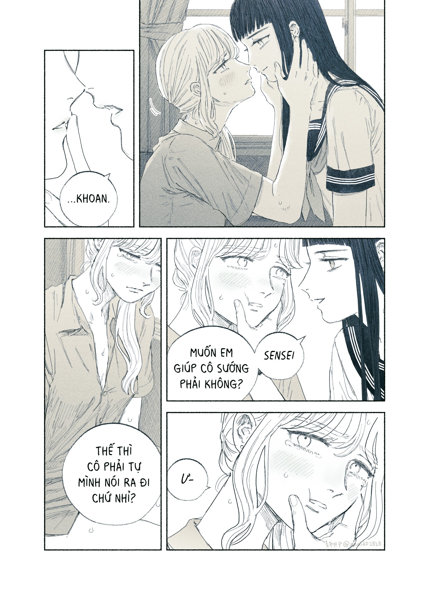 Đọc truyện hentai Chuyện về nữ giáo viên bị học sinh yandere nhấn chìm trong dục vọng - Tôi bị dằm trong tim