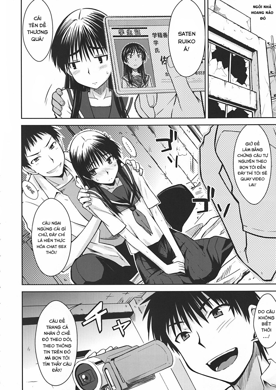 Đọc truyện hentai Bí mật của Saten Ruiko - Oneshot
