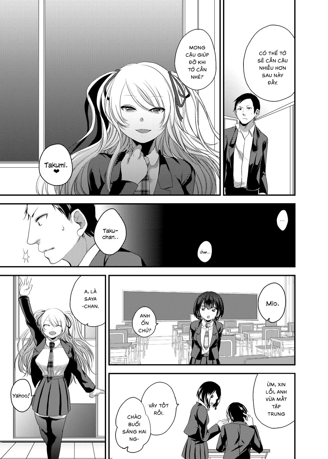 Đọc truyện hentai Netorase Bitch ~Kareshi No Tame Ni Hoka No Otoko De Ikikuruu Joshikousei.~ - Oneshot