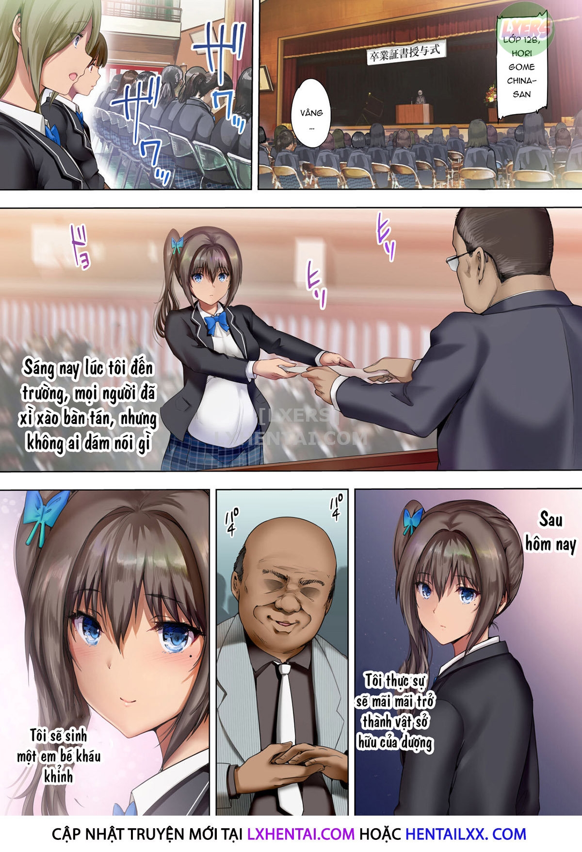 Đọc truyện hentai Afterschool Substitute Wife ~A Stepfather Wants To Impregnate His Daughter~ - Chap 3 - [END]