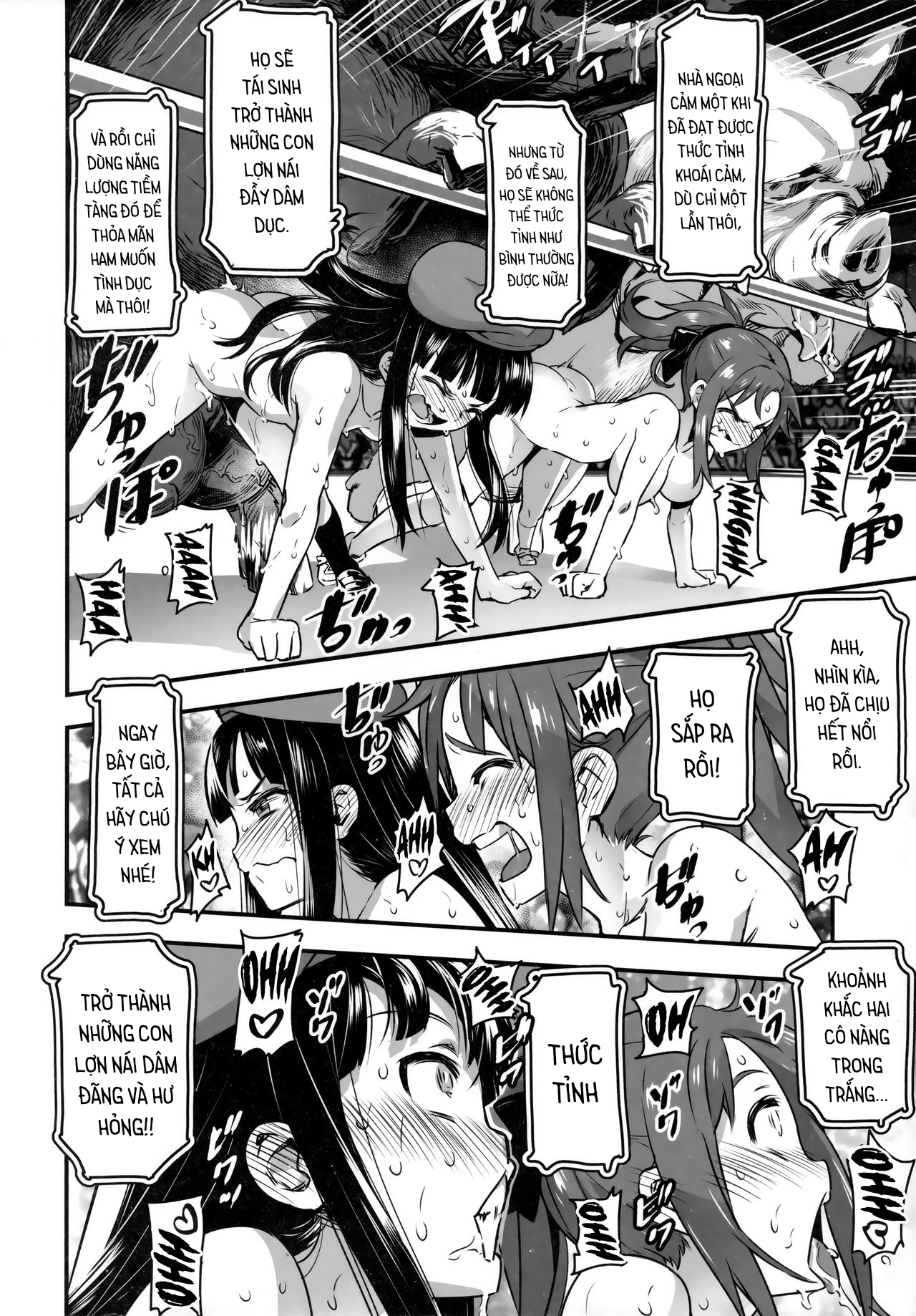 Đọc truyện hentai Công chúa khỏa thân Honoka Heo rừng khổng lồ vs Cô gái tâm linh - Oneshot - B