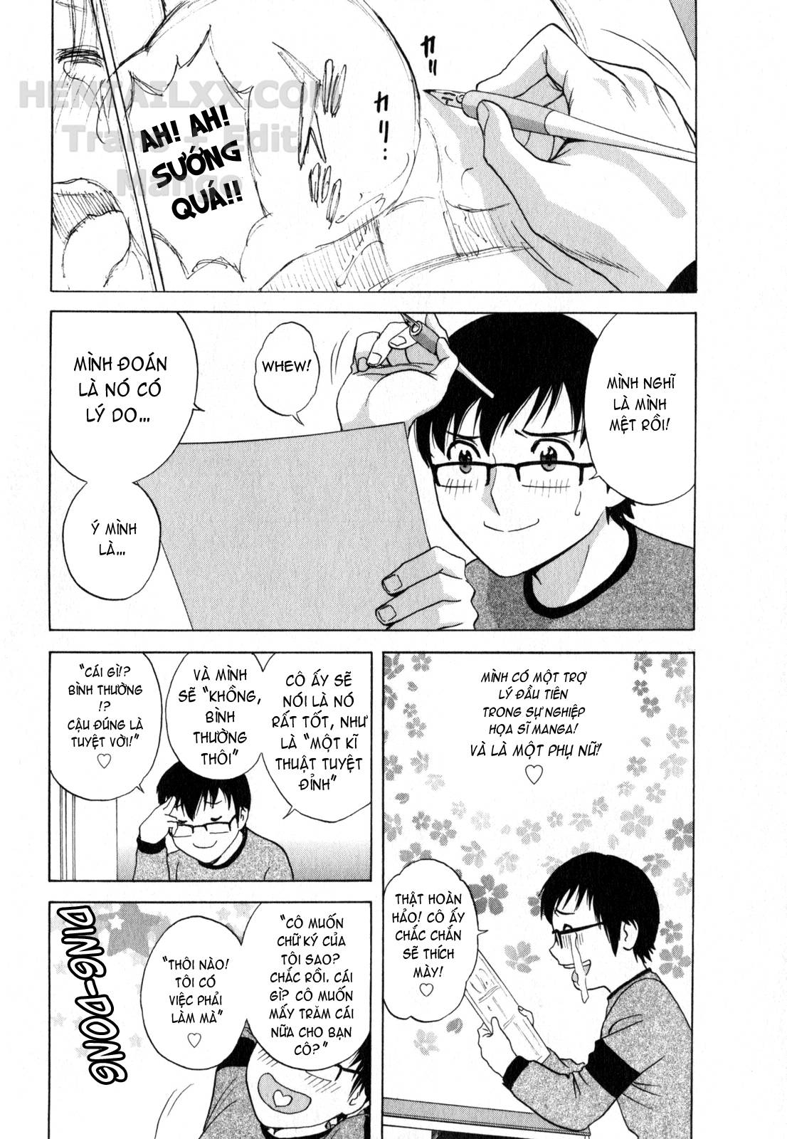 Đọc truyện hentai Life With Married Women Just Like A Manga - Chap 12