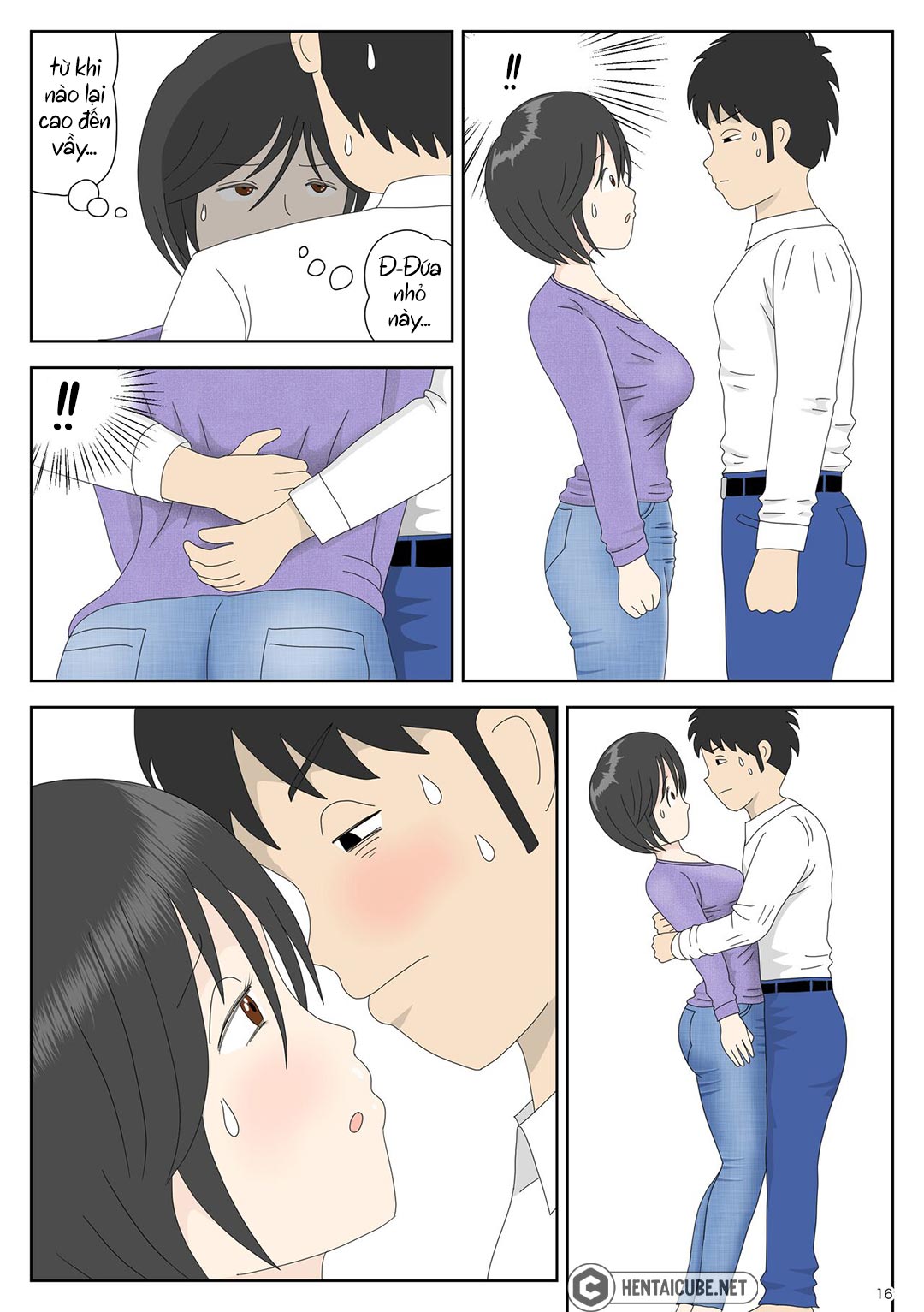 Đọc truyện hentai Bị mẹ phát hiện đang rình trộm thủ dâm - Chap 3 - Đỉnh cao sung sướng