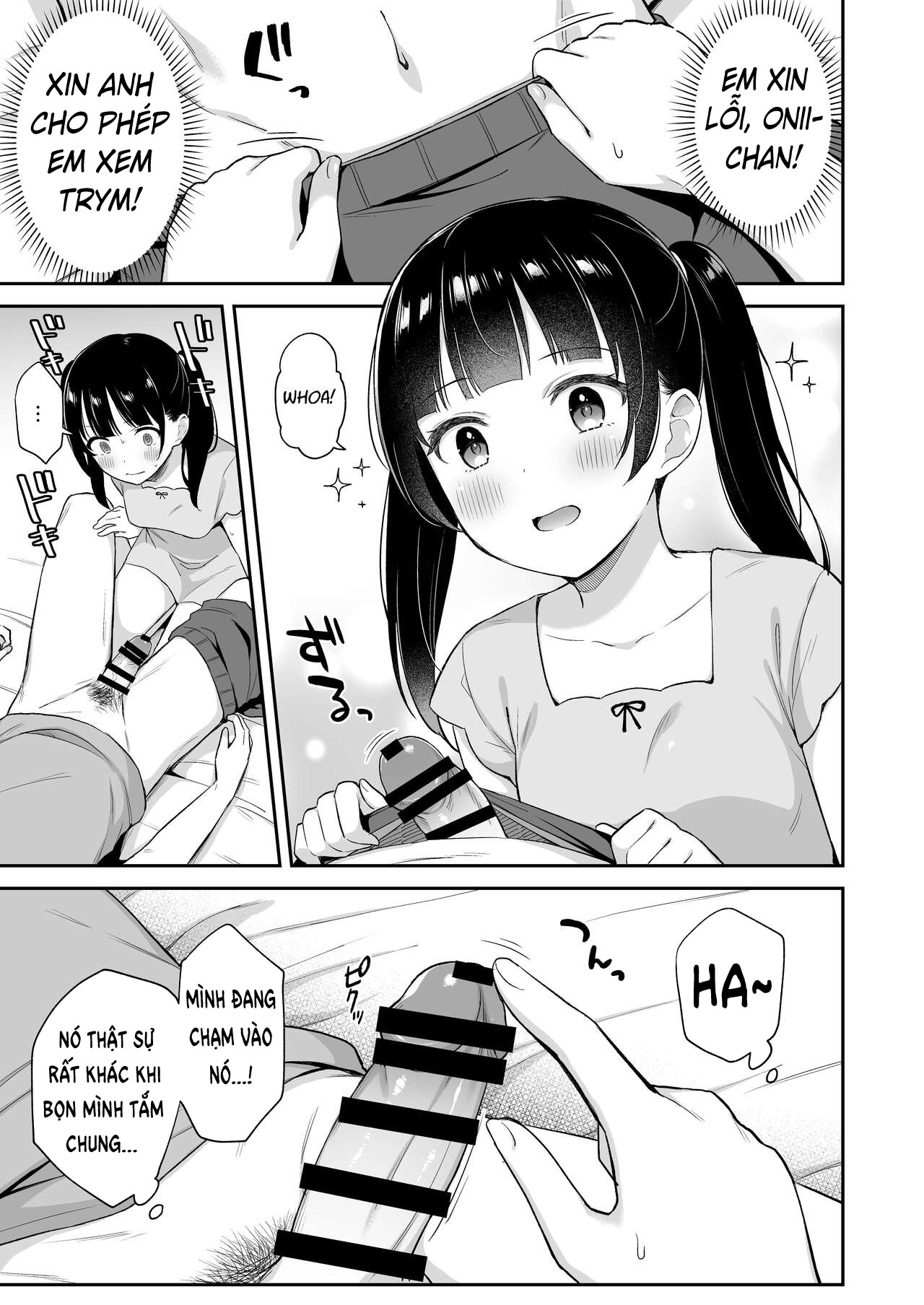 Đọc truyện hentai Câu chuyện về Onii-chan đang ngủ mà tôi mượn của cô ấy - Oneshot
