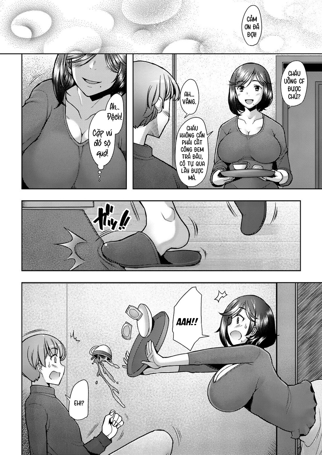 Đọc truyện hentai Người mẹ hàng xóm là bạn tình của tôi - Oneshot