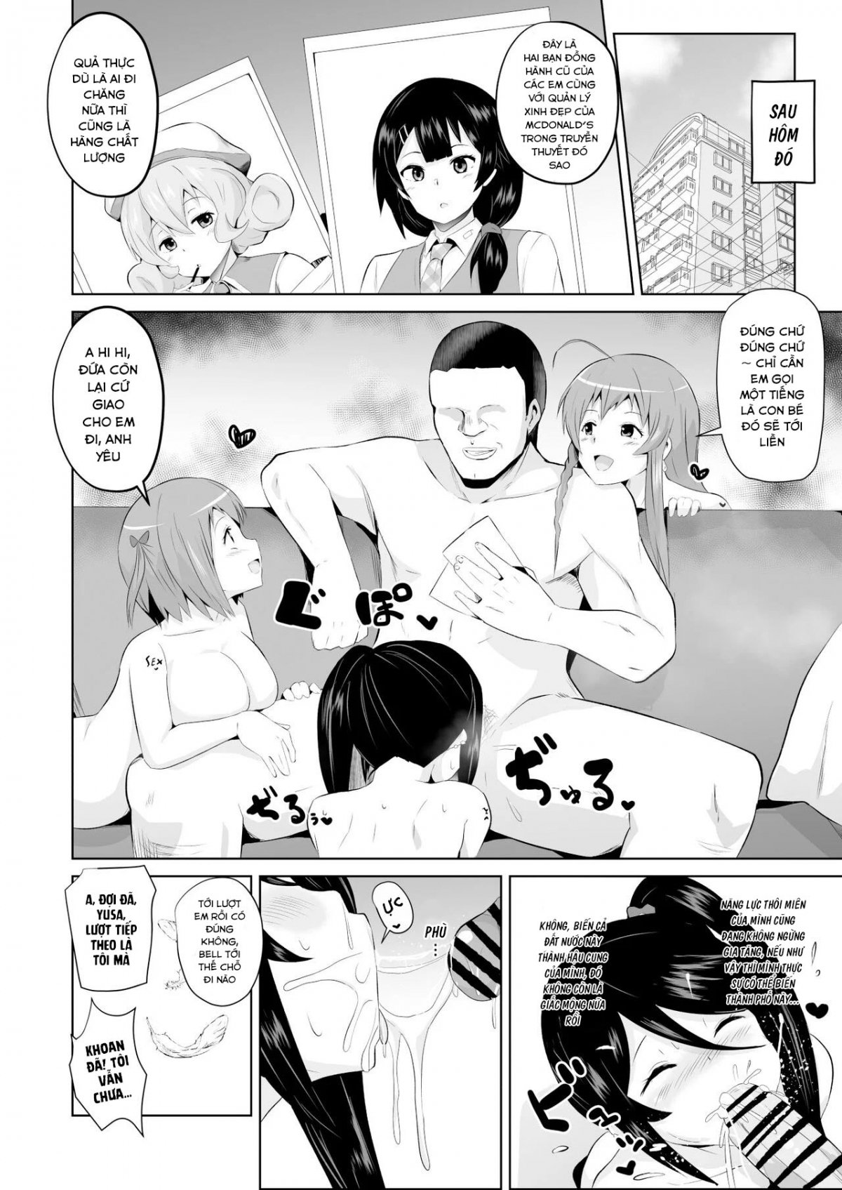 Đọc truyện hentai Làm tình với 3 em nữ sinh - Chap 2