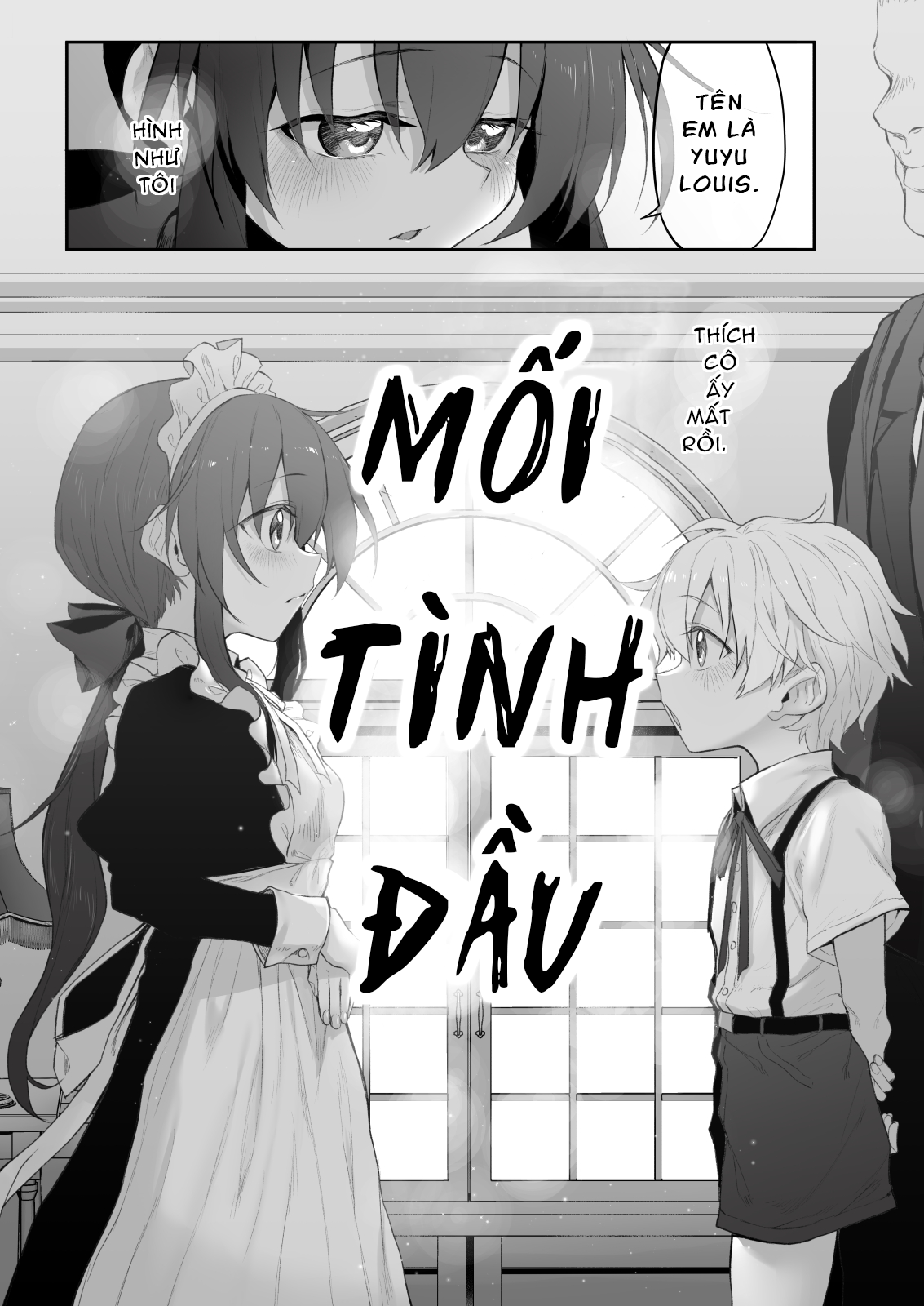 Đọc truyện hentai Mối tình đầu với cô hầu gái - Oneshot