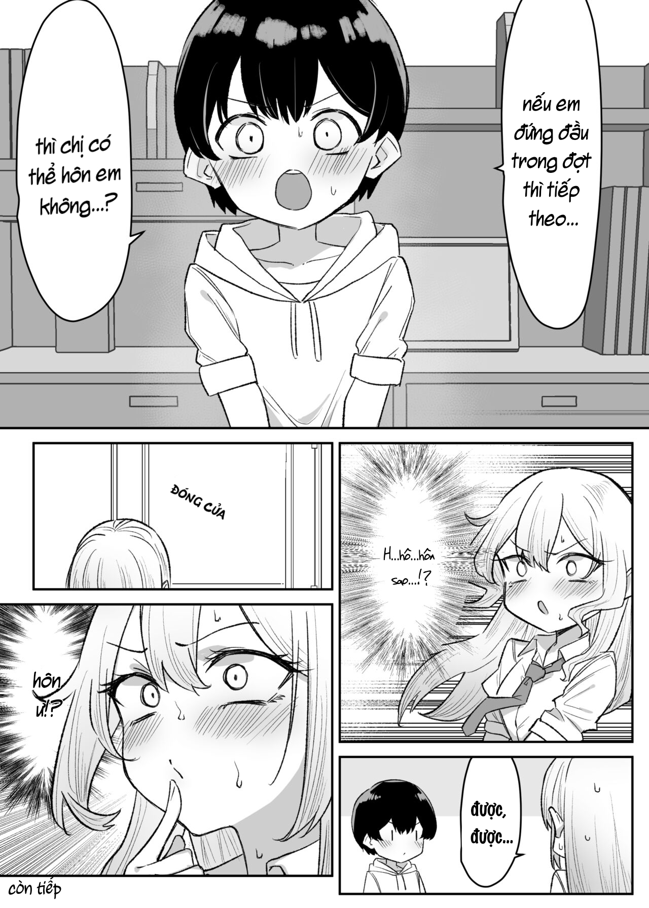 Đọc truyện hentai Saki-chan cùng cậu em trai shota - Chap 4.5
