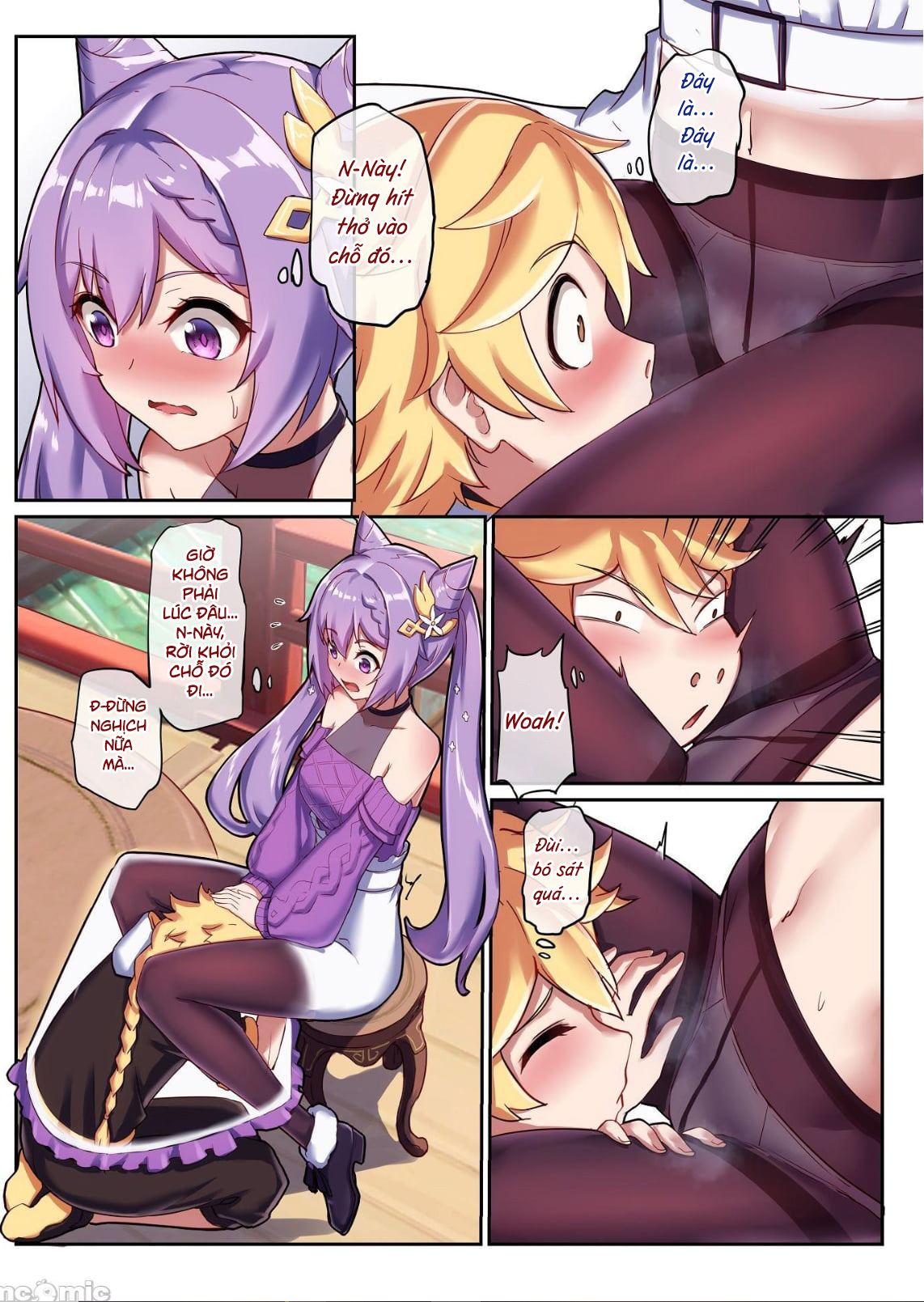 Đọc truyện hentai Keqing hẹn hò với Nhà Lữ Hành - Oneshot